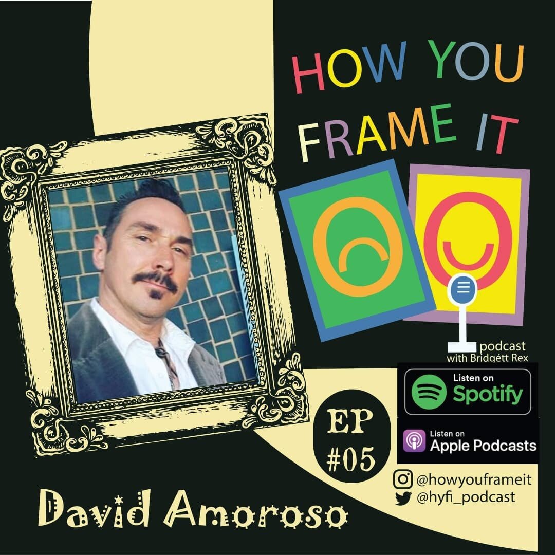 🖼Welcome back to the How You Frame It Podcast! @howyouframeit is a podcast where all art is inclusive, accessible and meaningful no matter how you frame it.&nbsp;

🪑On this episode of the podcast, Bridg&eacute;tt sits down with painter David Amoros