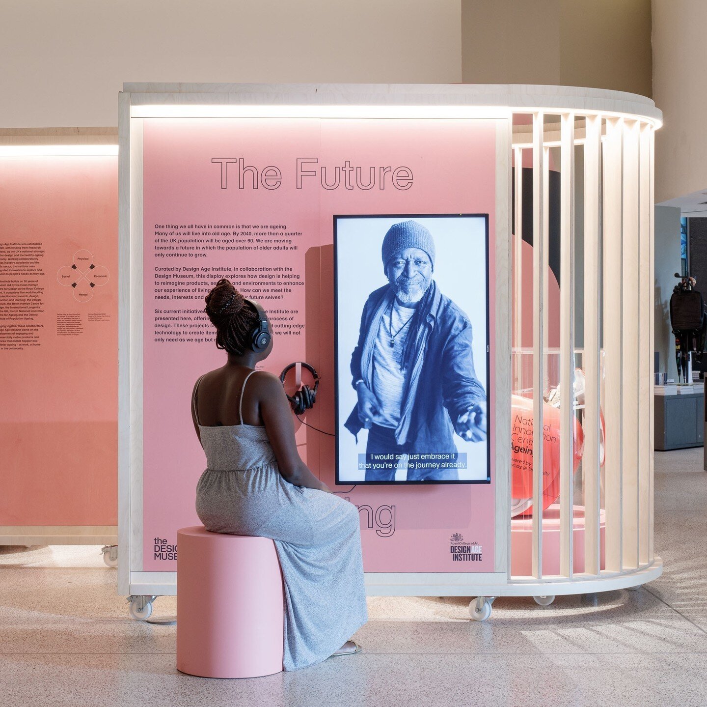 A live beta of our HearingBirdsong&reg; project is currently being exhibited at the @designmuseum as part of a free show #TheFutureOfAgeing . It ends on 25th September, so worth making a trip if you haven't already!⁠
⁠
@designage___⁠
@hhcdesignrca⁠
@