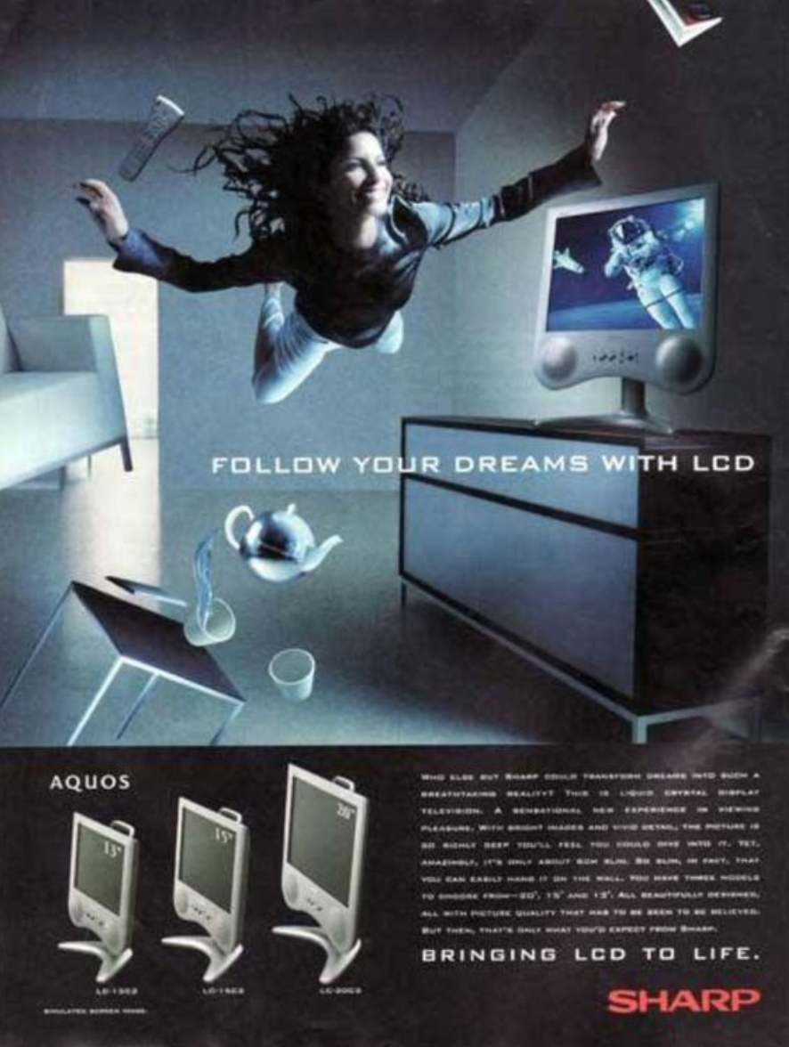 Sharp LCD Ad