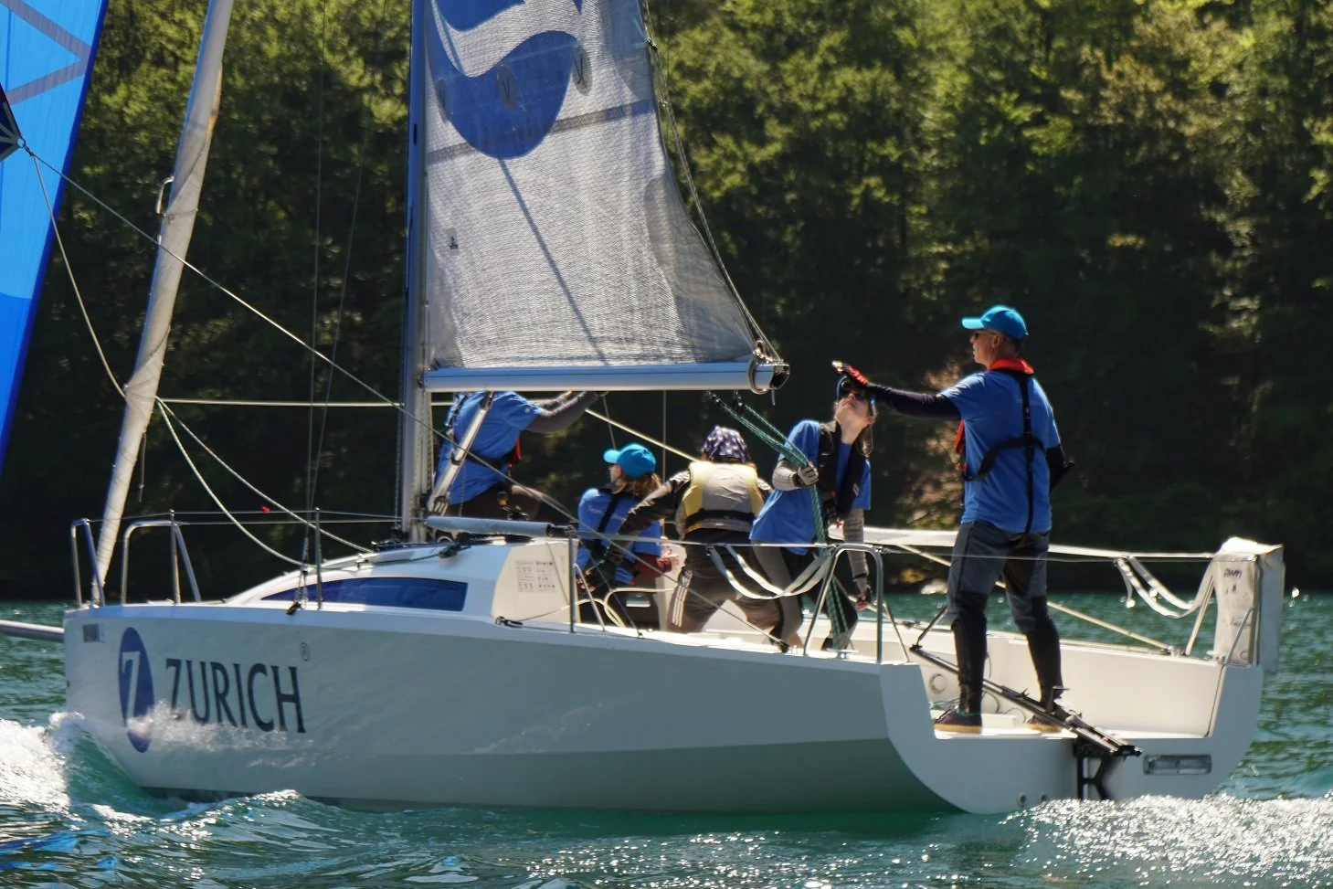 Halsen auf der Zaphire