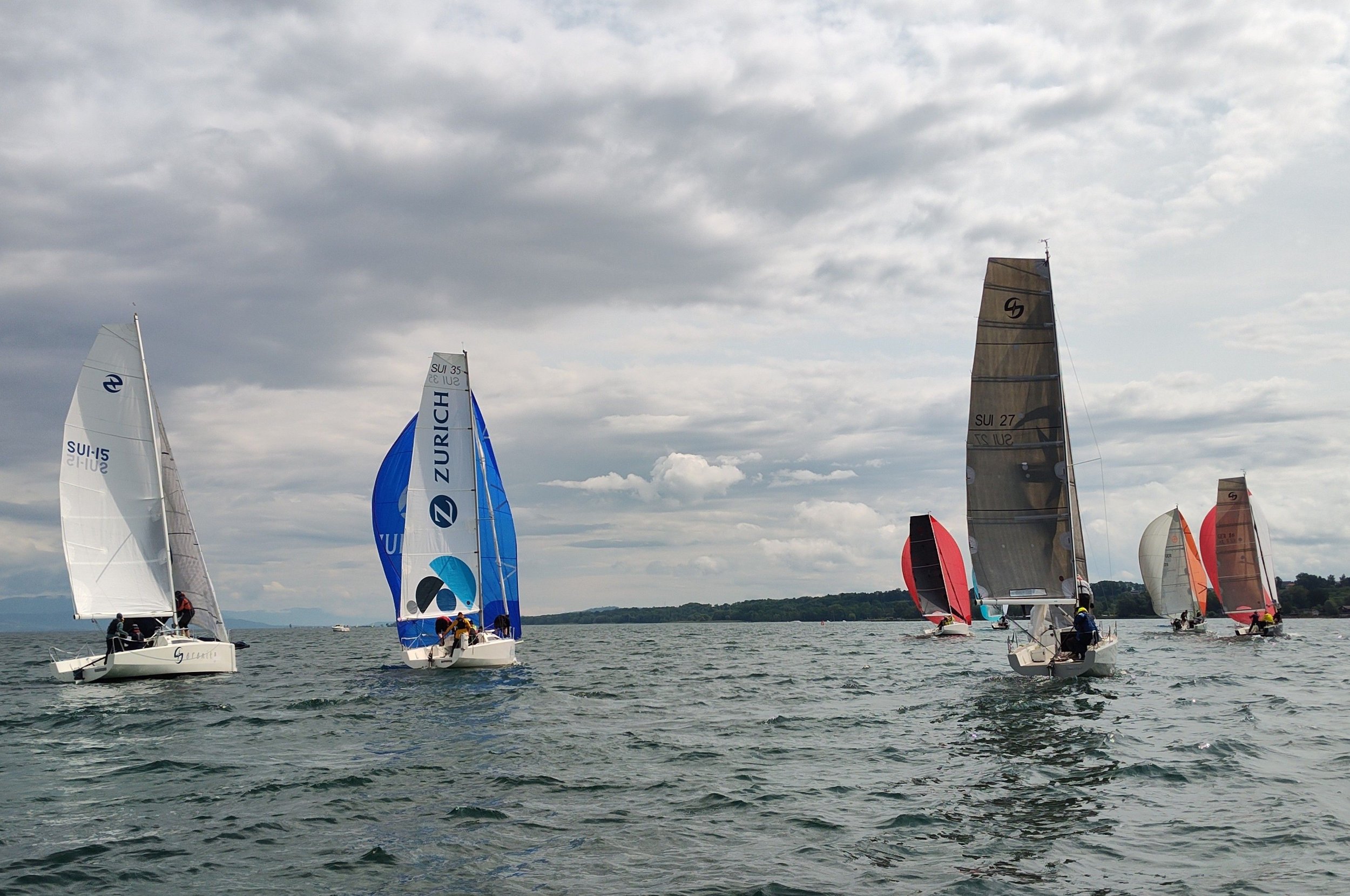 Erster Downwind