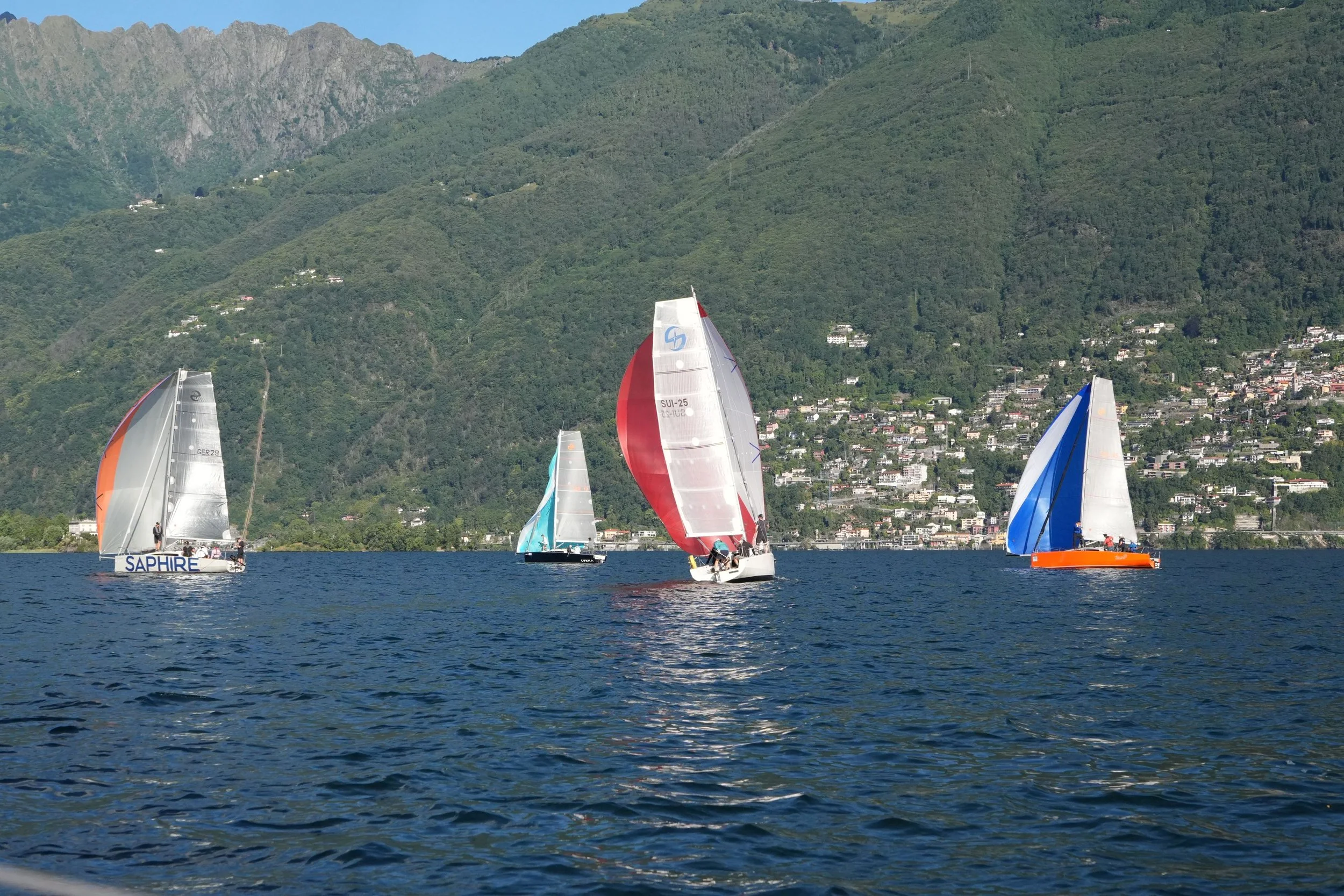 Downwind vor Brissago
