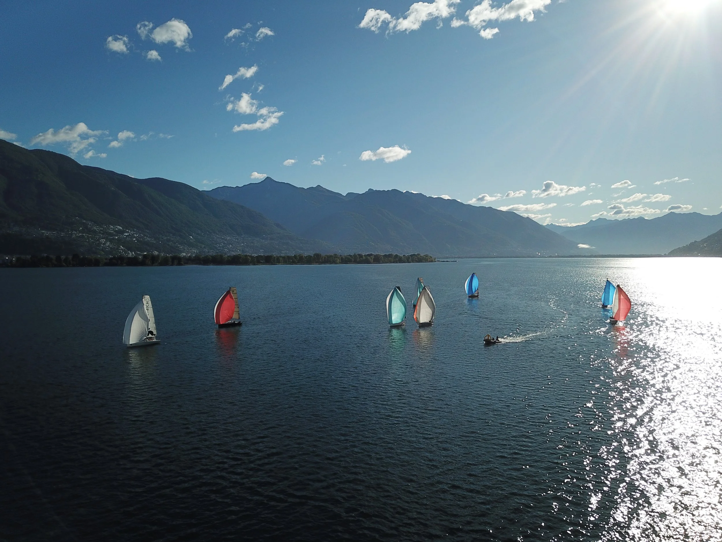 Locarno im Hintergrund