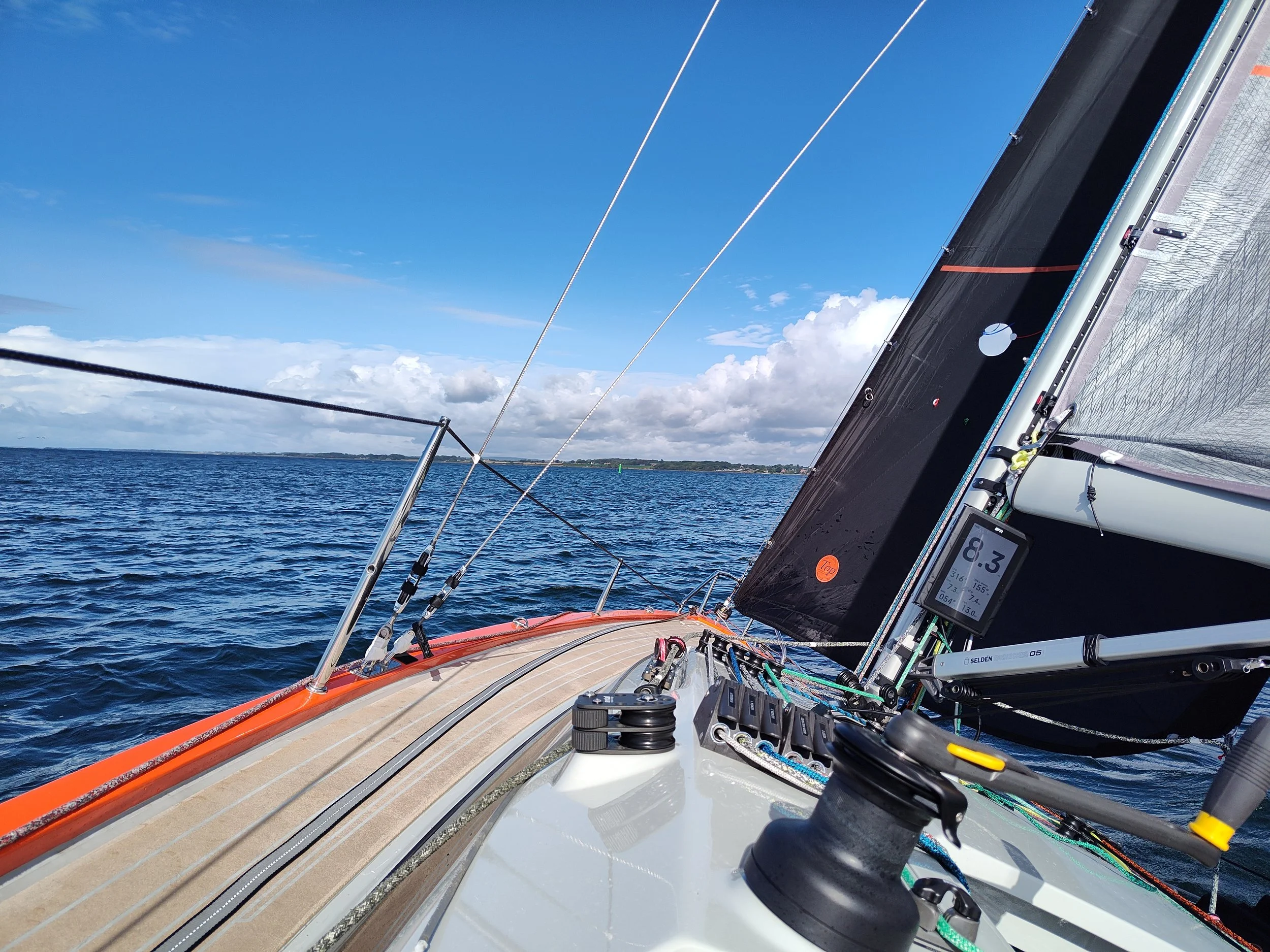 Richtung Westen aus dem Sund