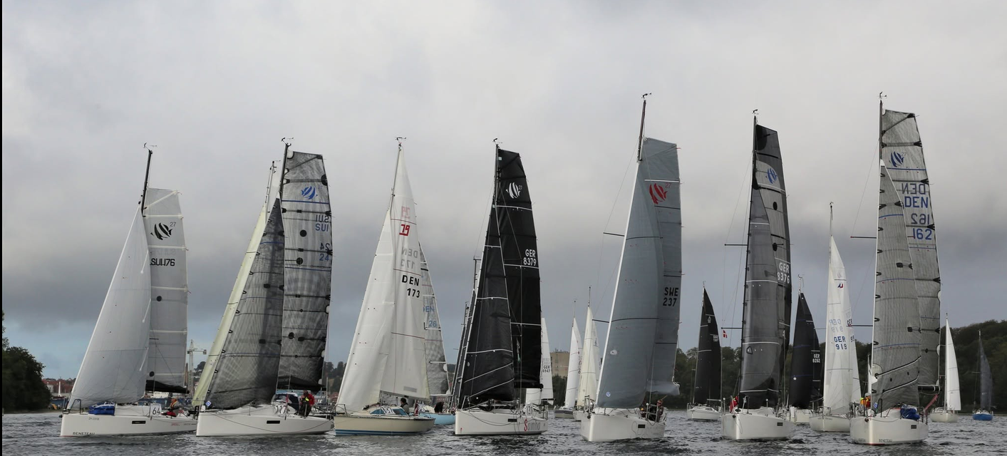 Am Start gabe es wechselnd böiger Wind