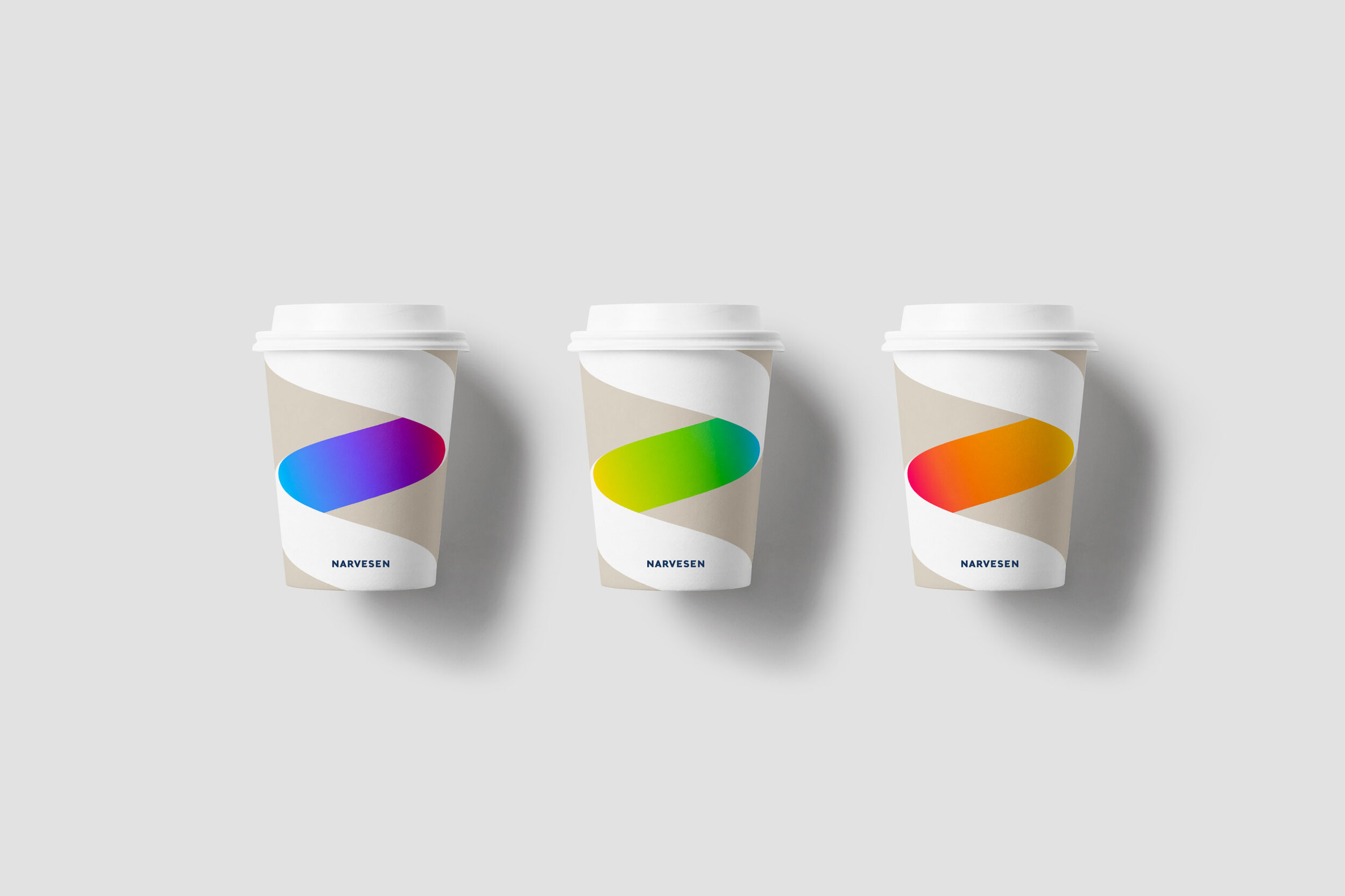 Example from the design agency how logos can be displayed on products to strengthen the brand.