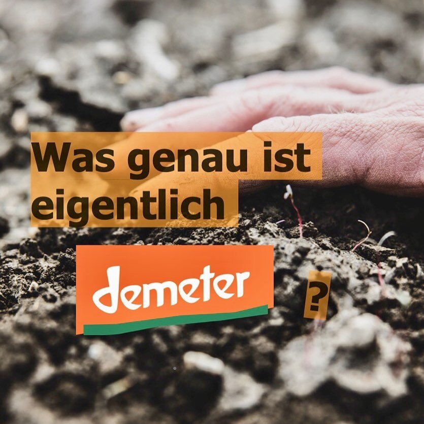 Falls auch du schon öfters von &bdquo;diesem ominösen Demeter&ldquo; gehört hast, und nun endlich wissen willst, was da eigentlich genau dahinter steckt 😉

Demeter ist mehr, als einfach keine Pestizide einzusetzen. Wir müssen auf uns und unsere 