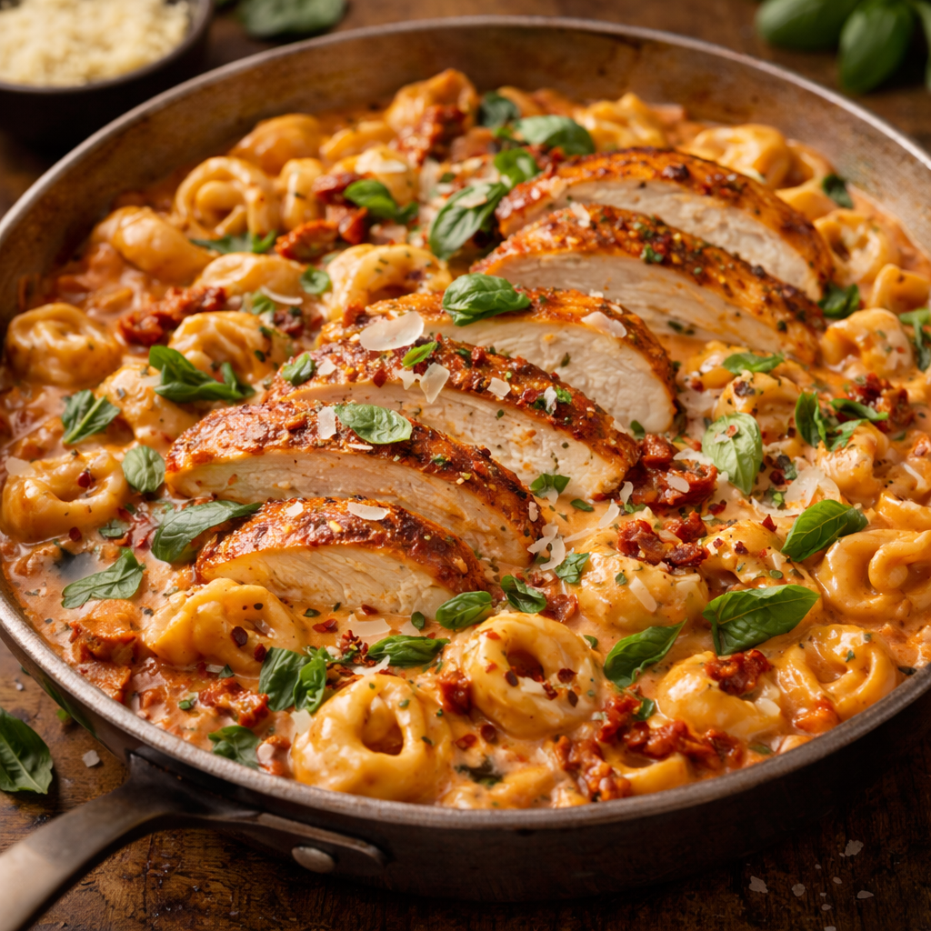 Marry Me Chicken Tortellini - Creamy Italian Comfort Food