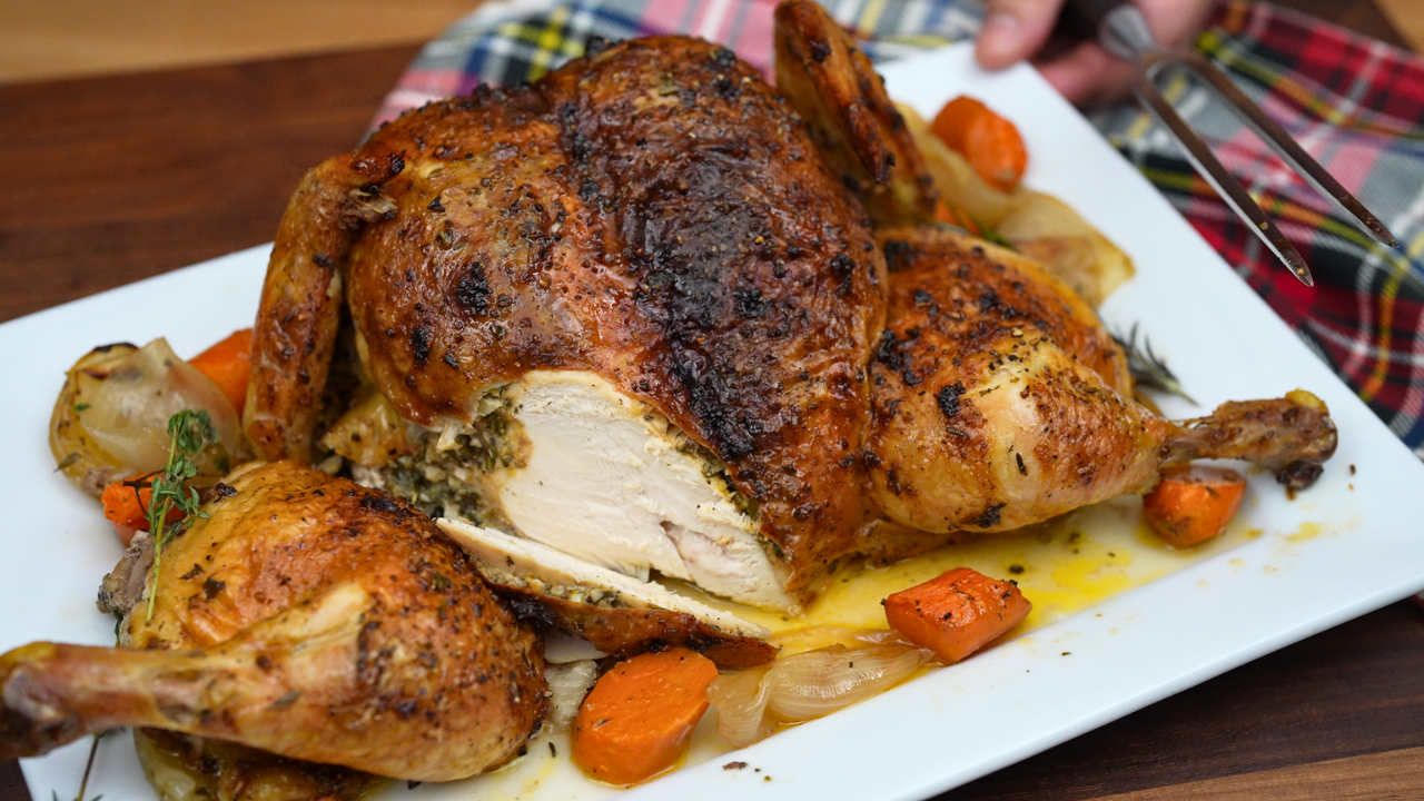 Holiday Spatchcock Chicken
