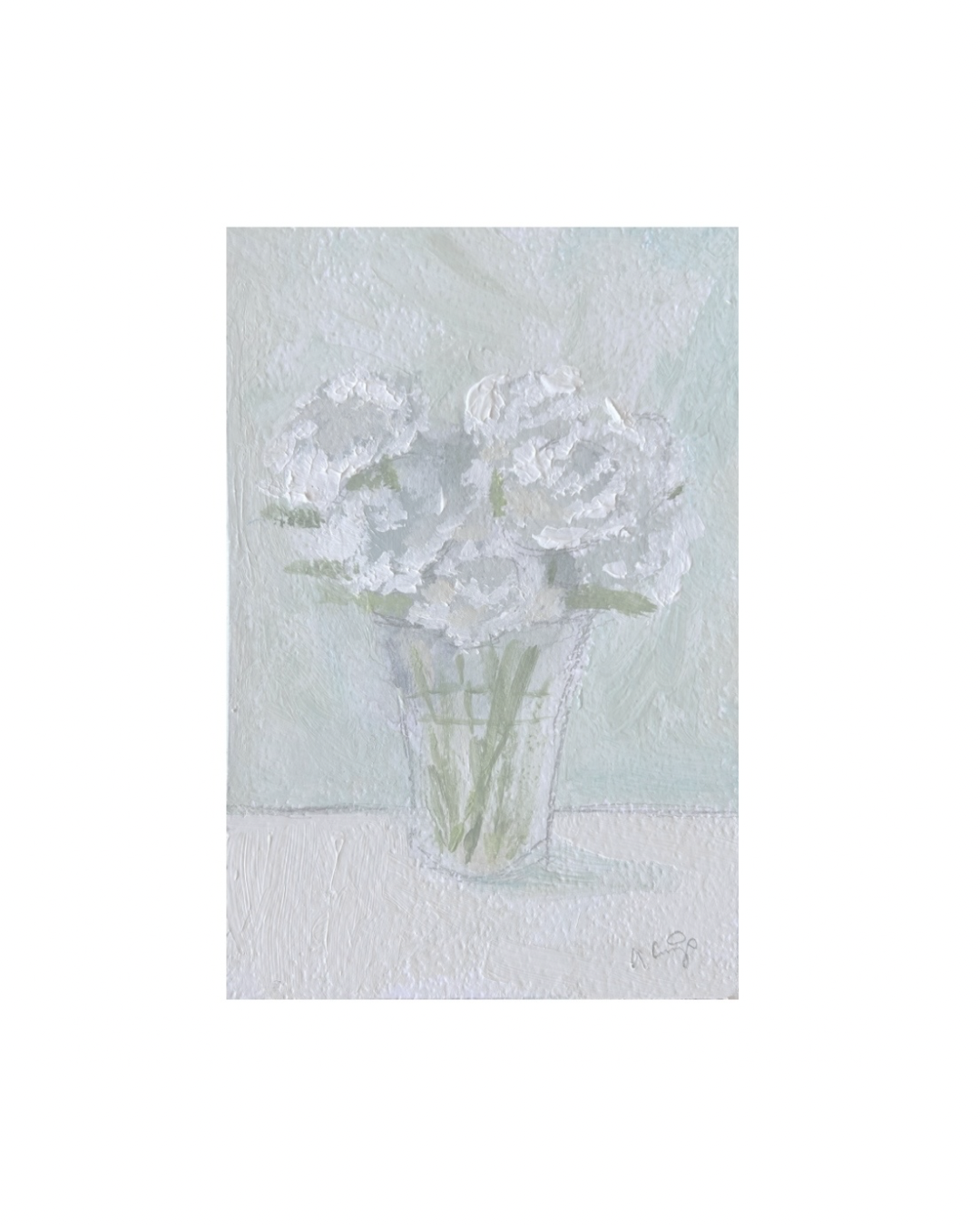 Floral on Mint