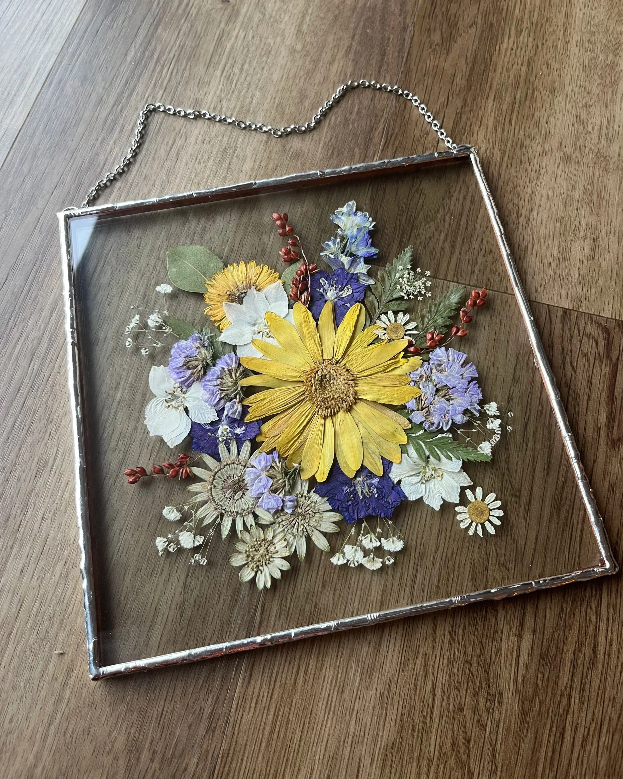 8 x 8 Bridal Bouquet / Memorial Flower Preservation ADD-ON