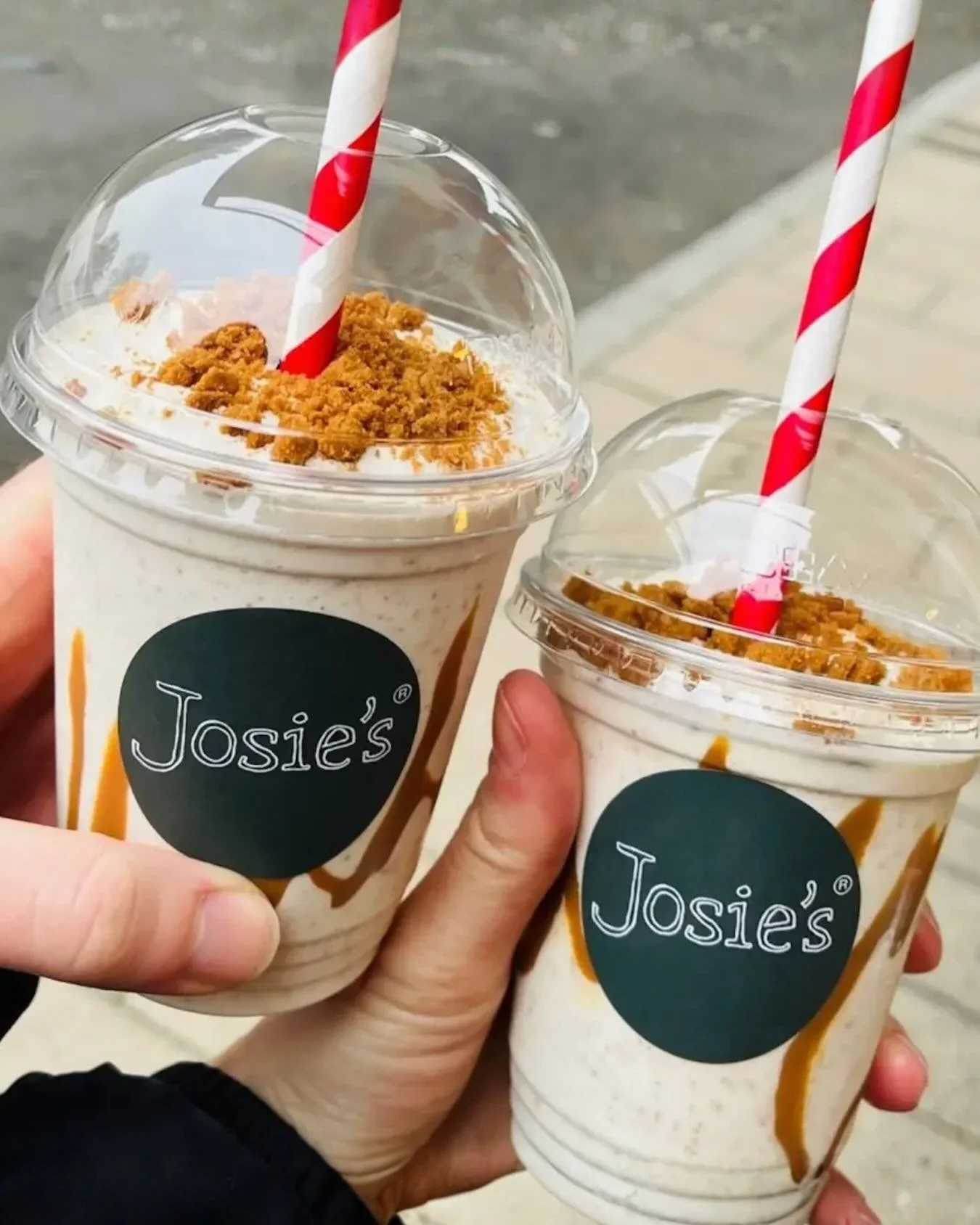 Two Biscoff milkshakes, because one just isn&rsquo;t enough 🤎

📸 - @rosy_jo_f