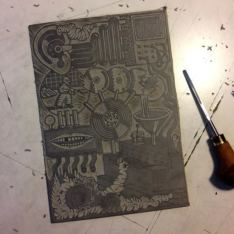 Many moons ago we asked artist @sophyhollington to create a lino cut artwork for First Cut.

Here&rsquo;s a look at her process, capturing the precision and craft that goes into her work.
.
.
.
.
.
#linocut #sophyhollington #independentartists #first