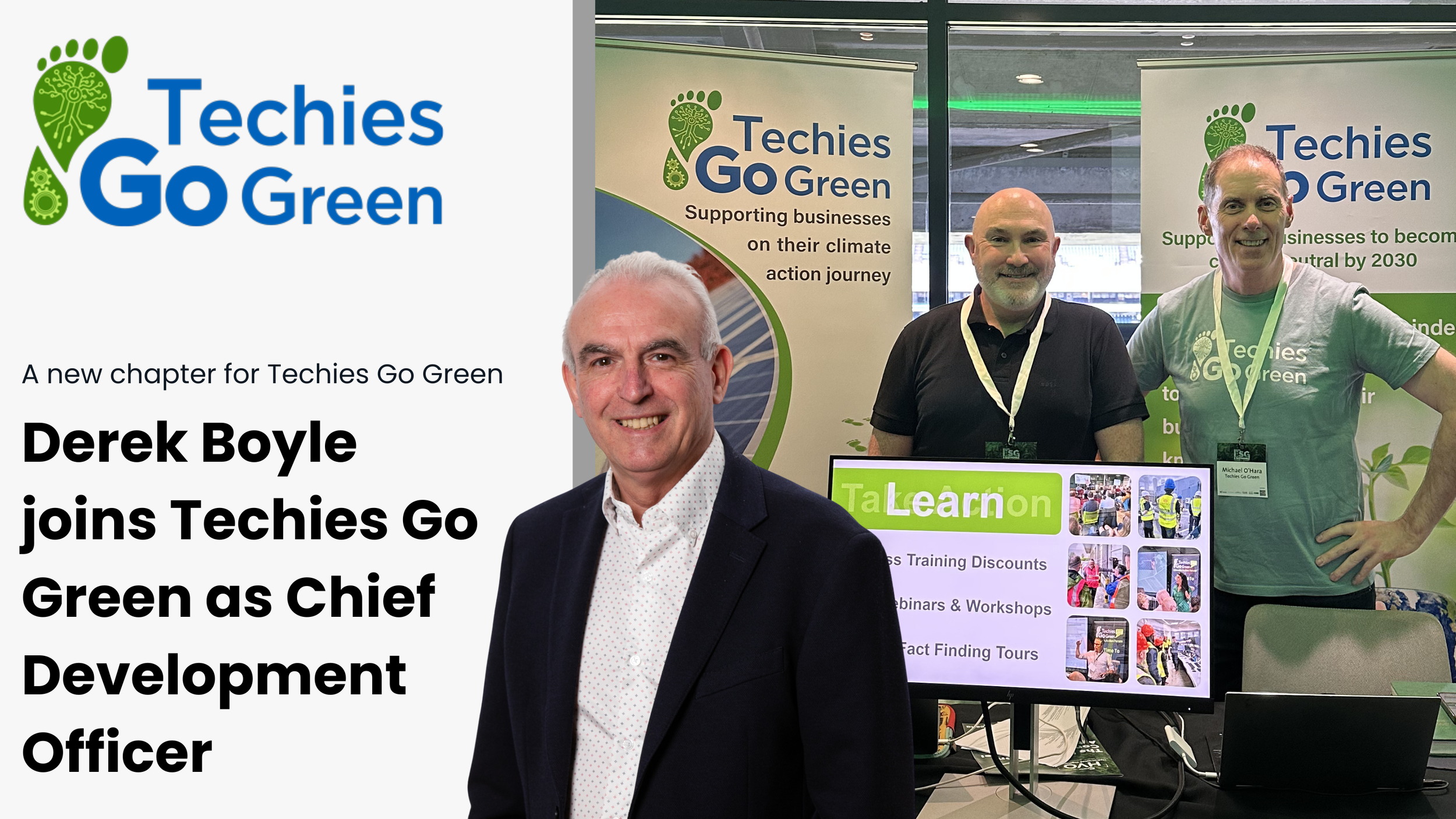 Welcoming Derek Boyle to Techies Go Green