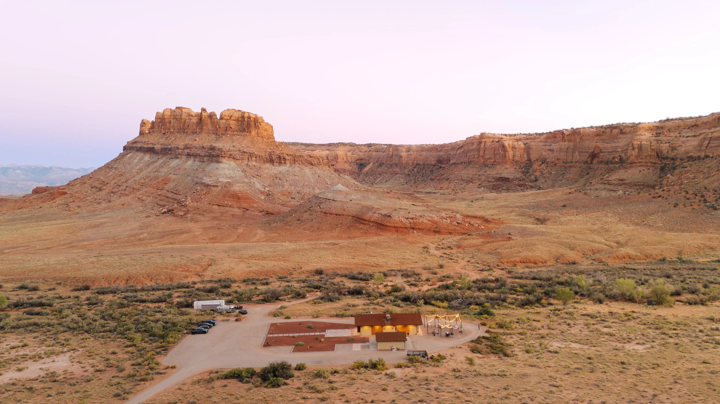 View looking south toward Red Earth Butte. Photo by Maggie Bradshaw Photography