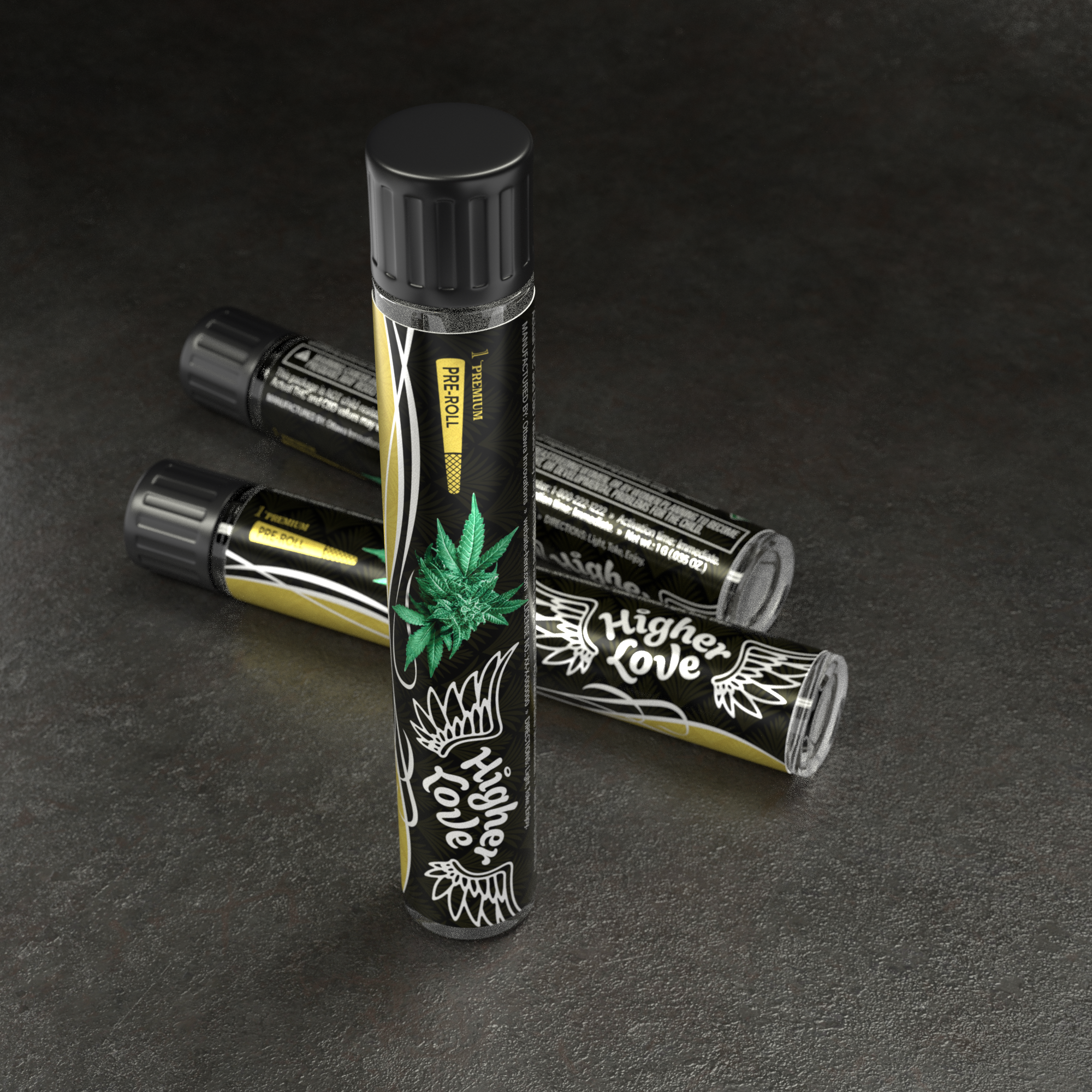 Pre-Roll // Option A – Black