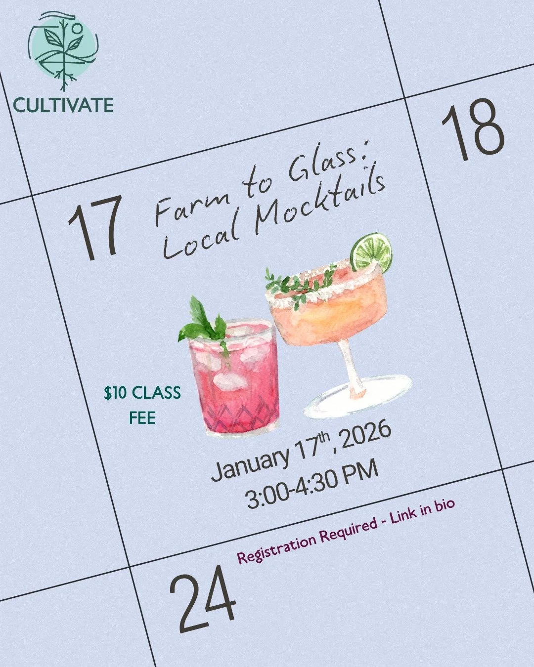 Register now - only 5 spots remaining! 🎟

The perfect way to ring in the new year with a burst of creativity and flavor! Learn how to craft beverages that capture the essence of the local landscape. Explore techniques in garnishing and presentation,