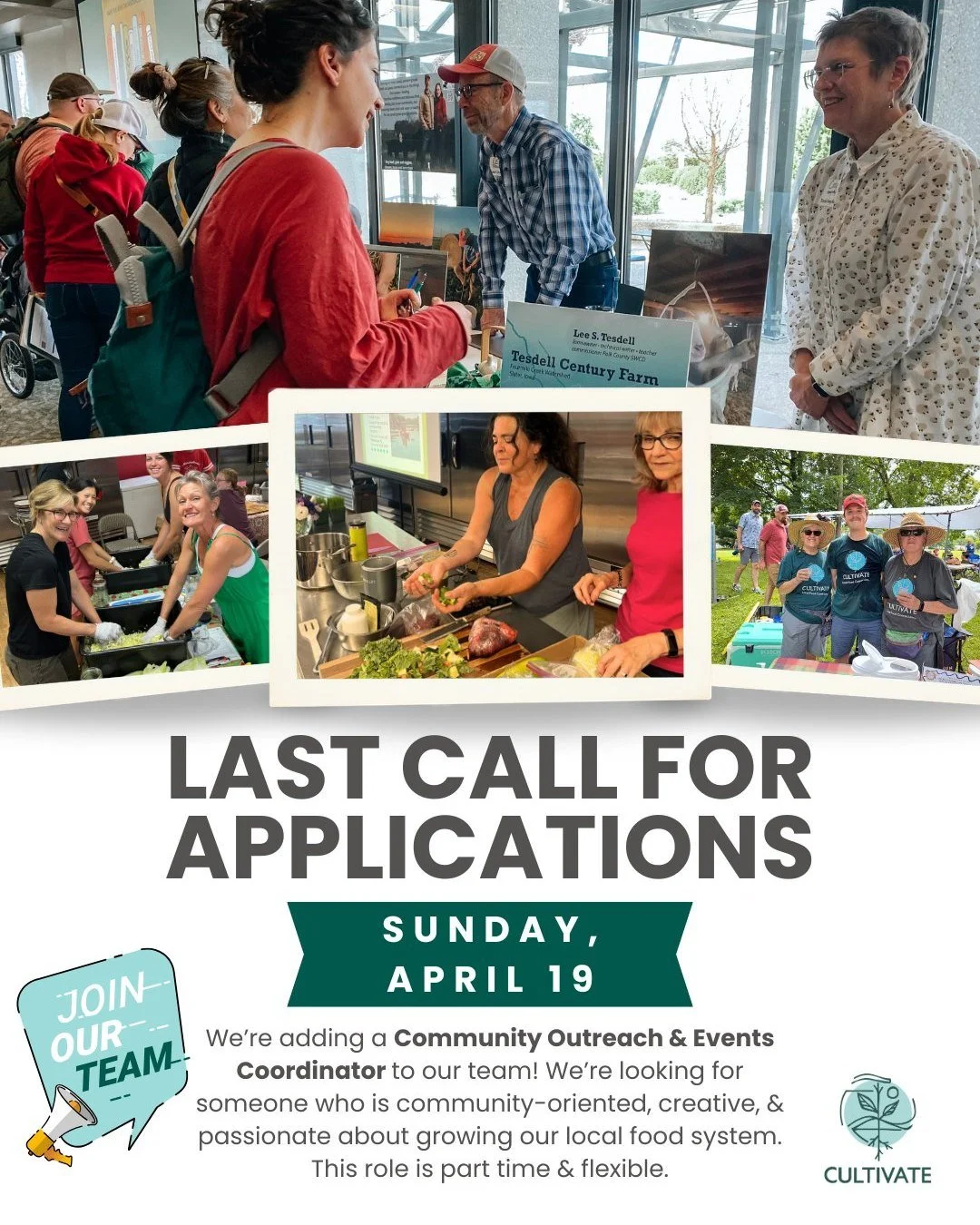 Tomorrow (Sunday) is the last day to apply!

Check out all the details through the link in our bio!

Send us an email telling us why you are interested in the role and what strengths and experiences you would bring to our team. Including a resume wou