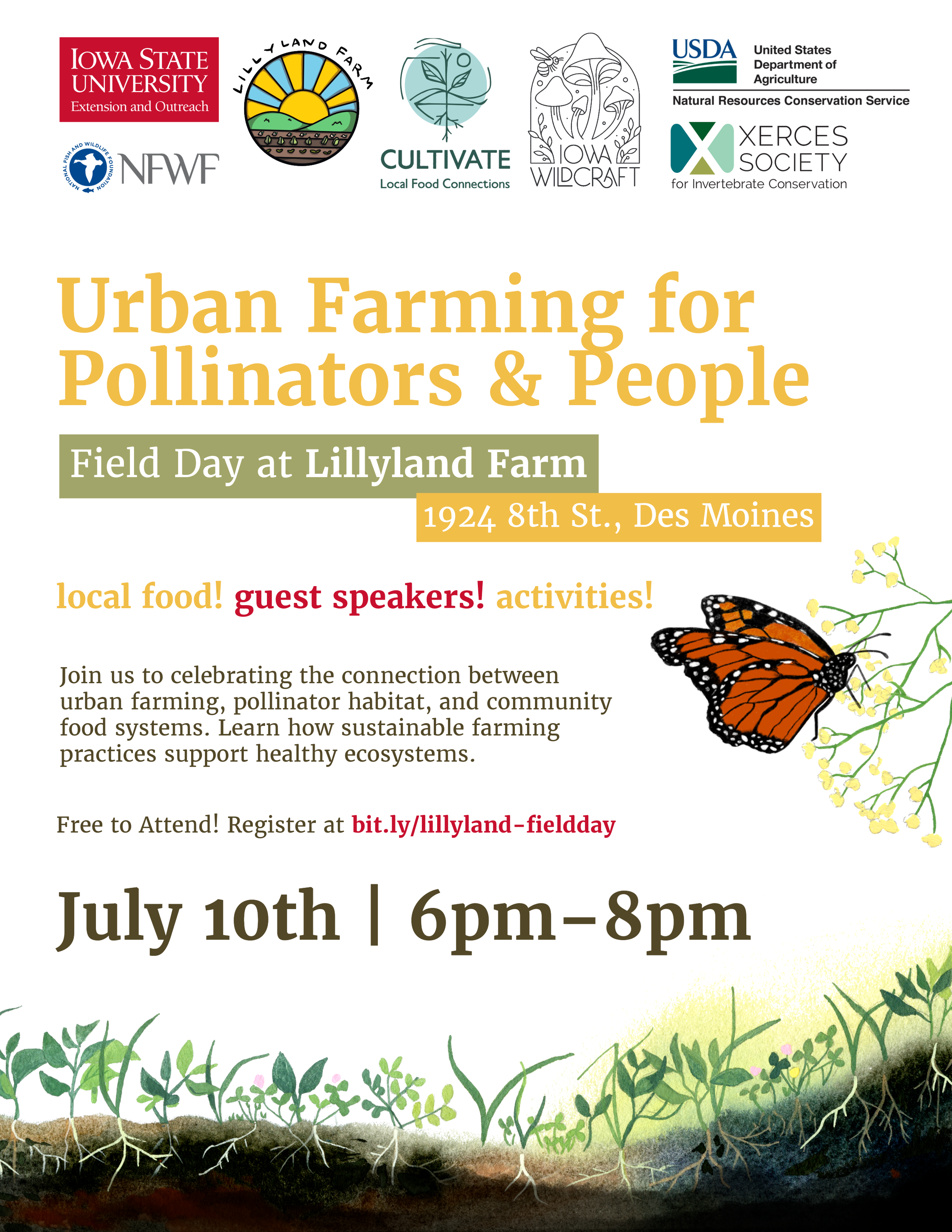 Urban Farming for Pollinators & People at Lillyland Farm