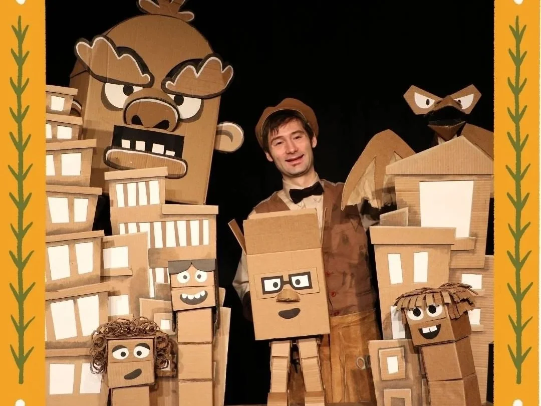 Cardboard Explosion by Paper Heart Puppets