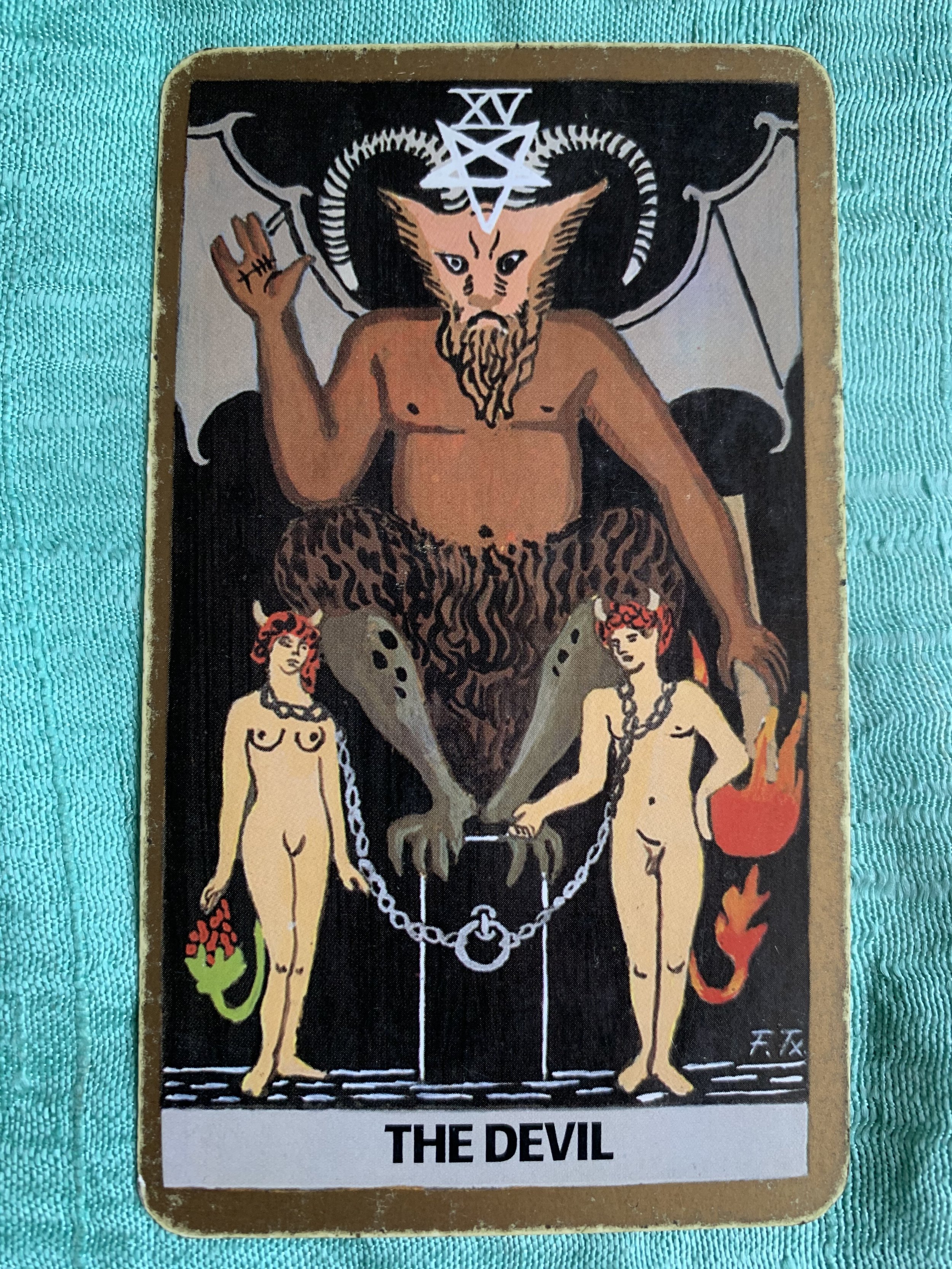 The advice of the Devil in a tarot reading