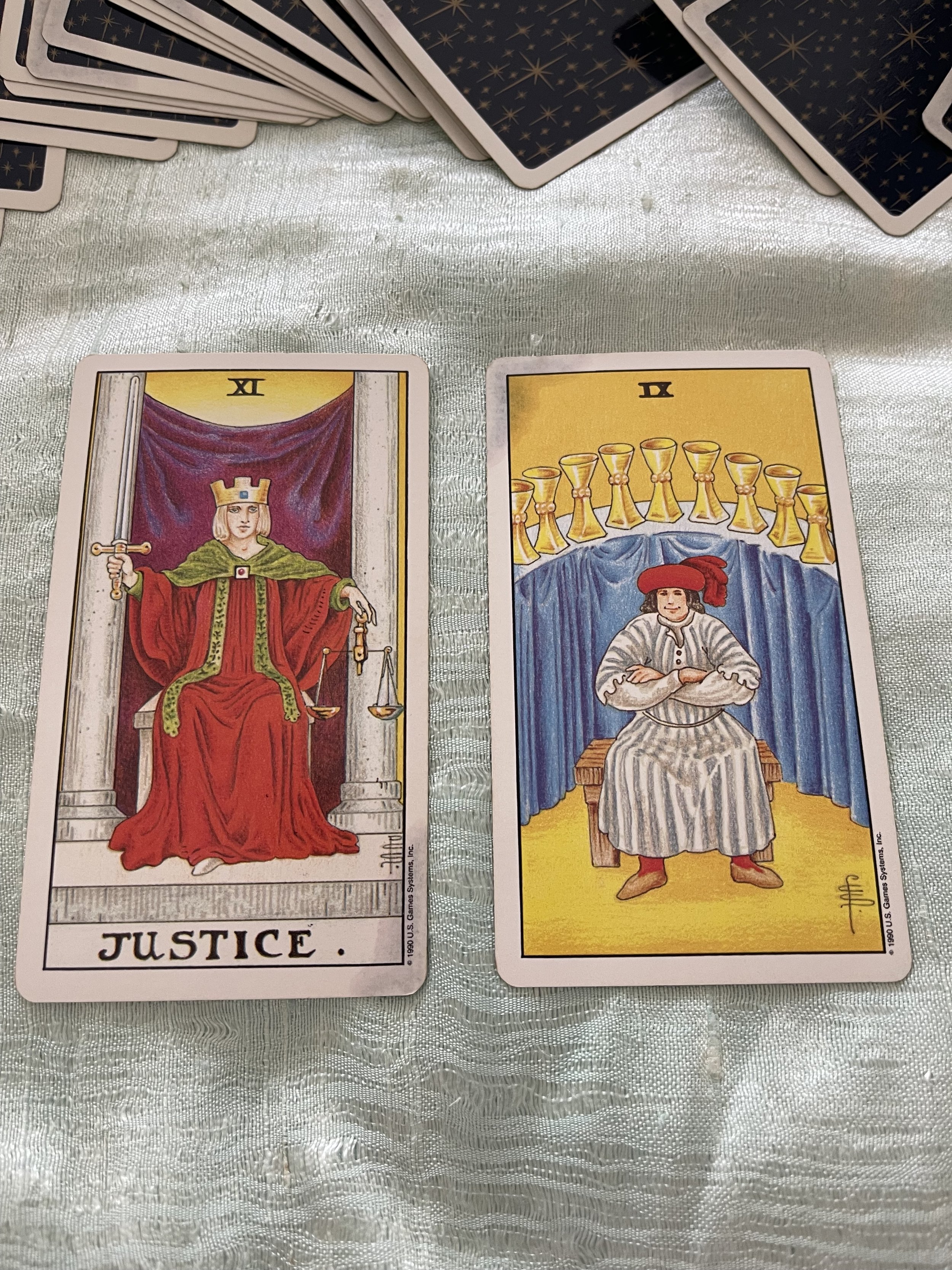 A two card spread about my Tarot Reading