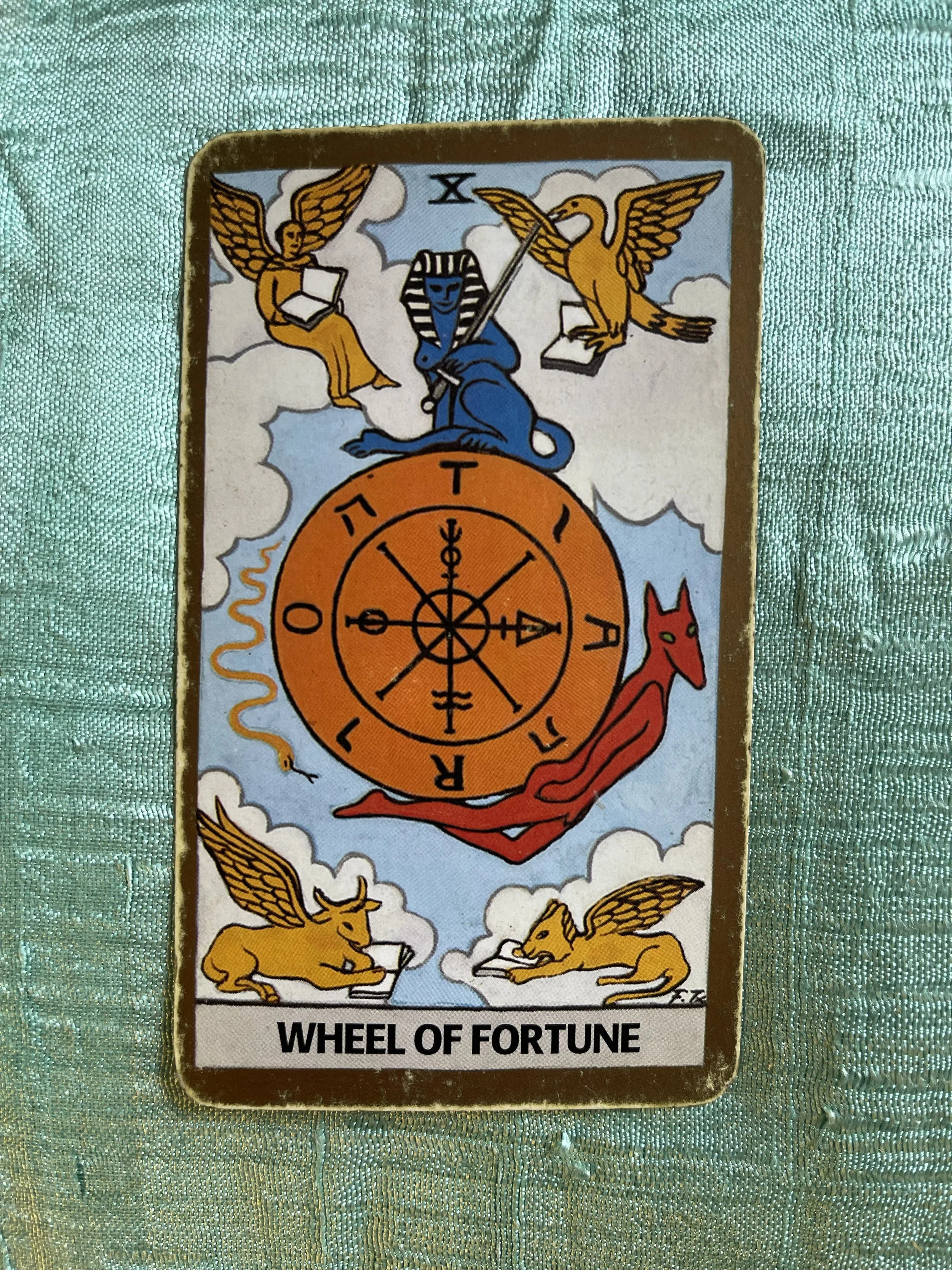 The Wheel of Fortune in a tarot reading