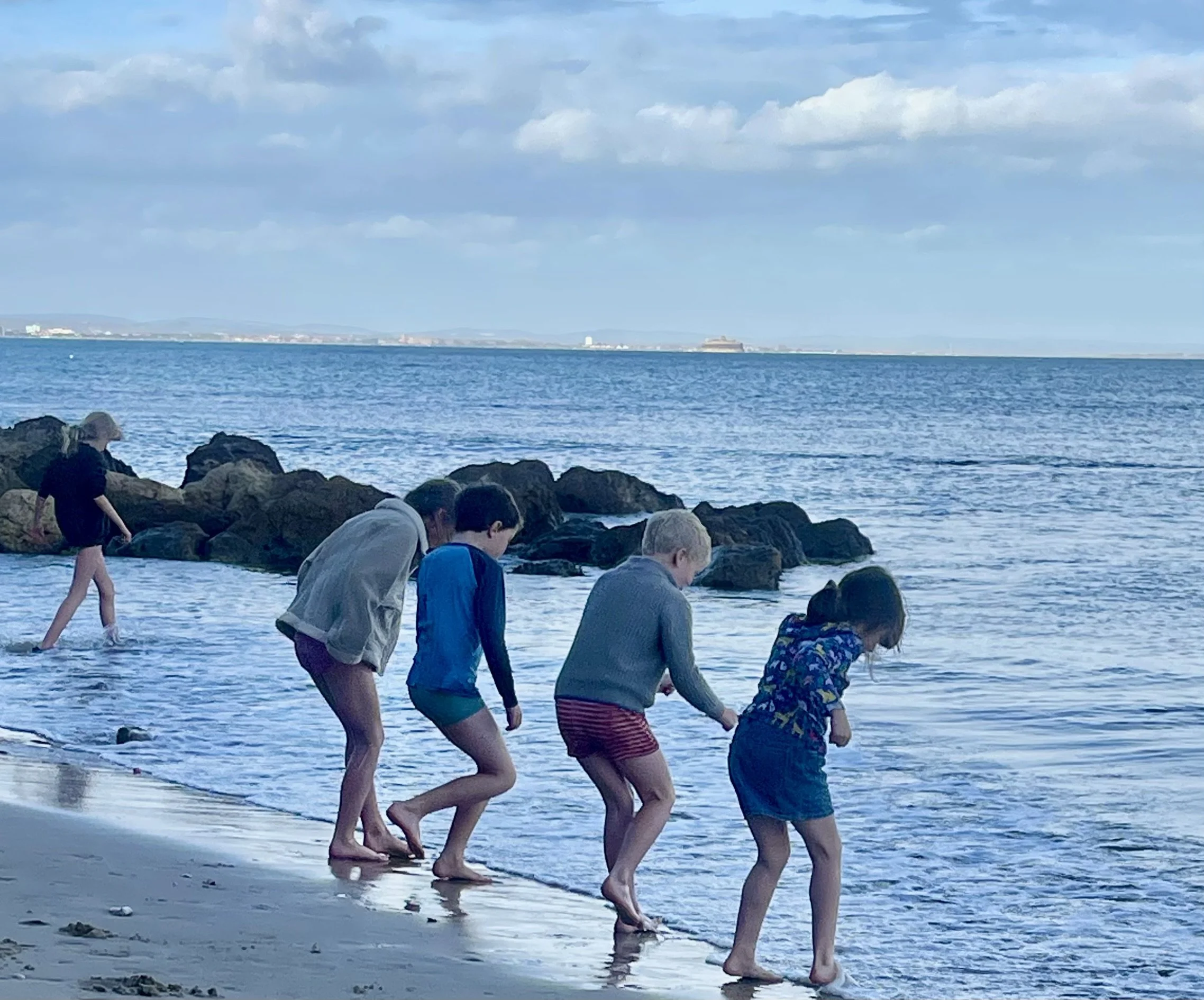 A fish jumped out the sea…