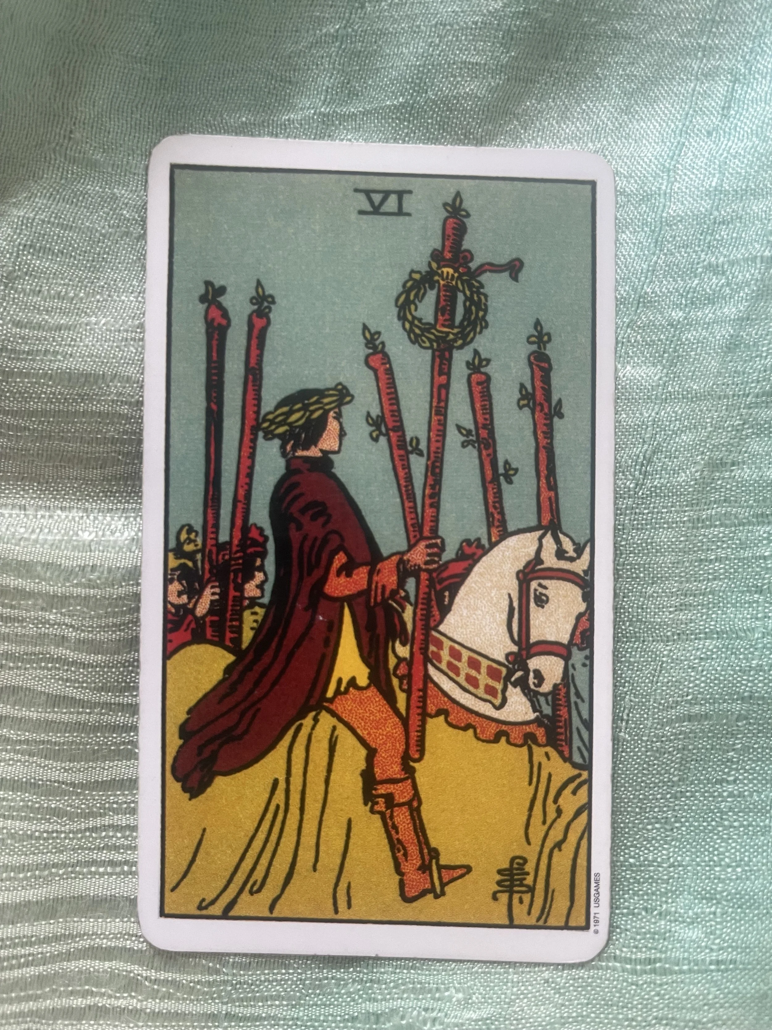 six of wands tarot card
