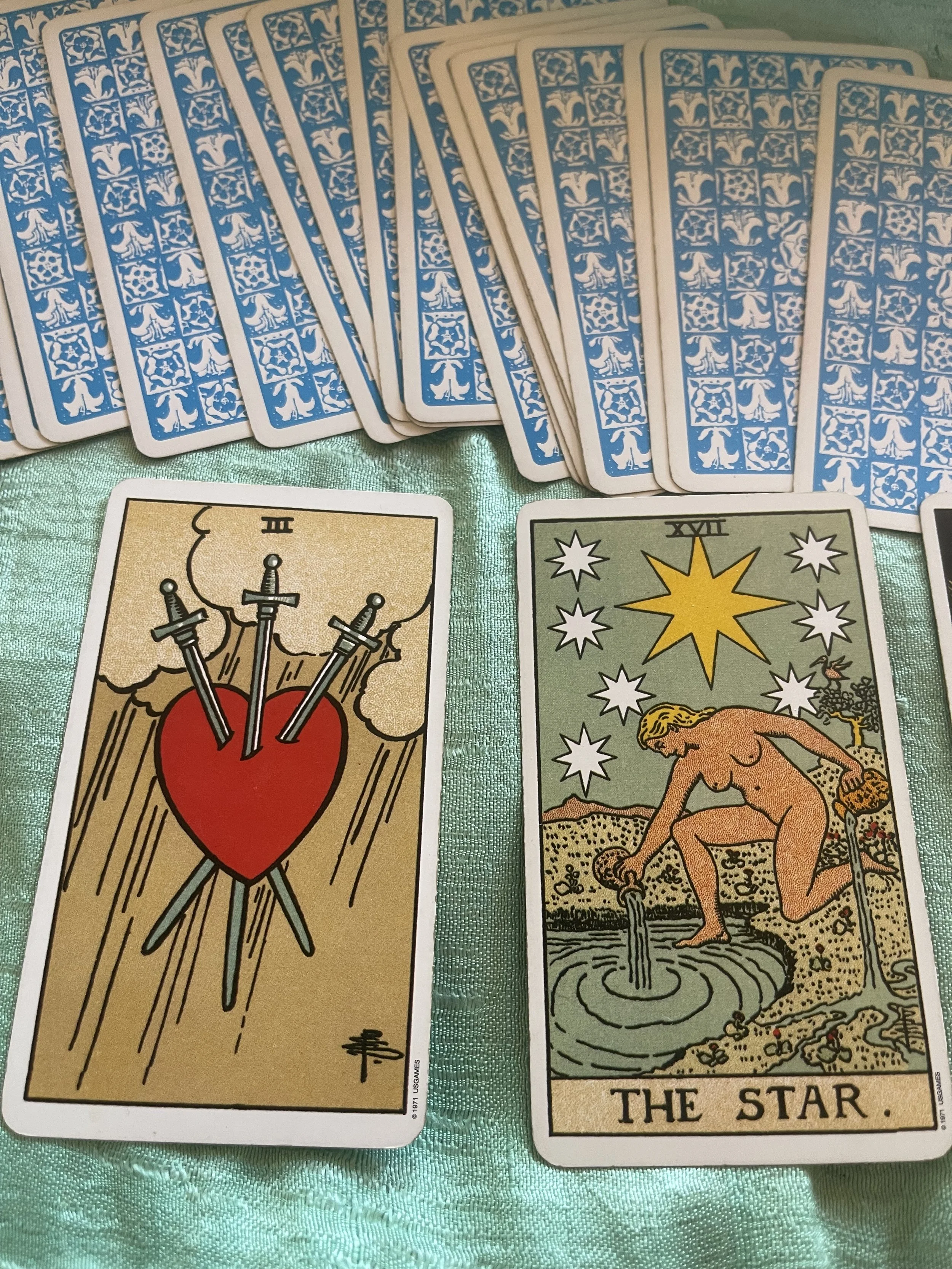 three of swords and the Star