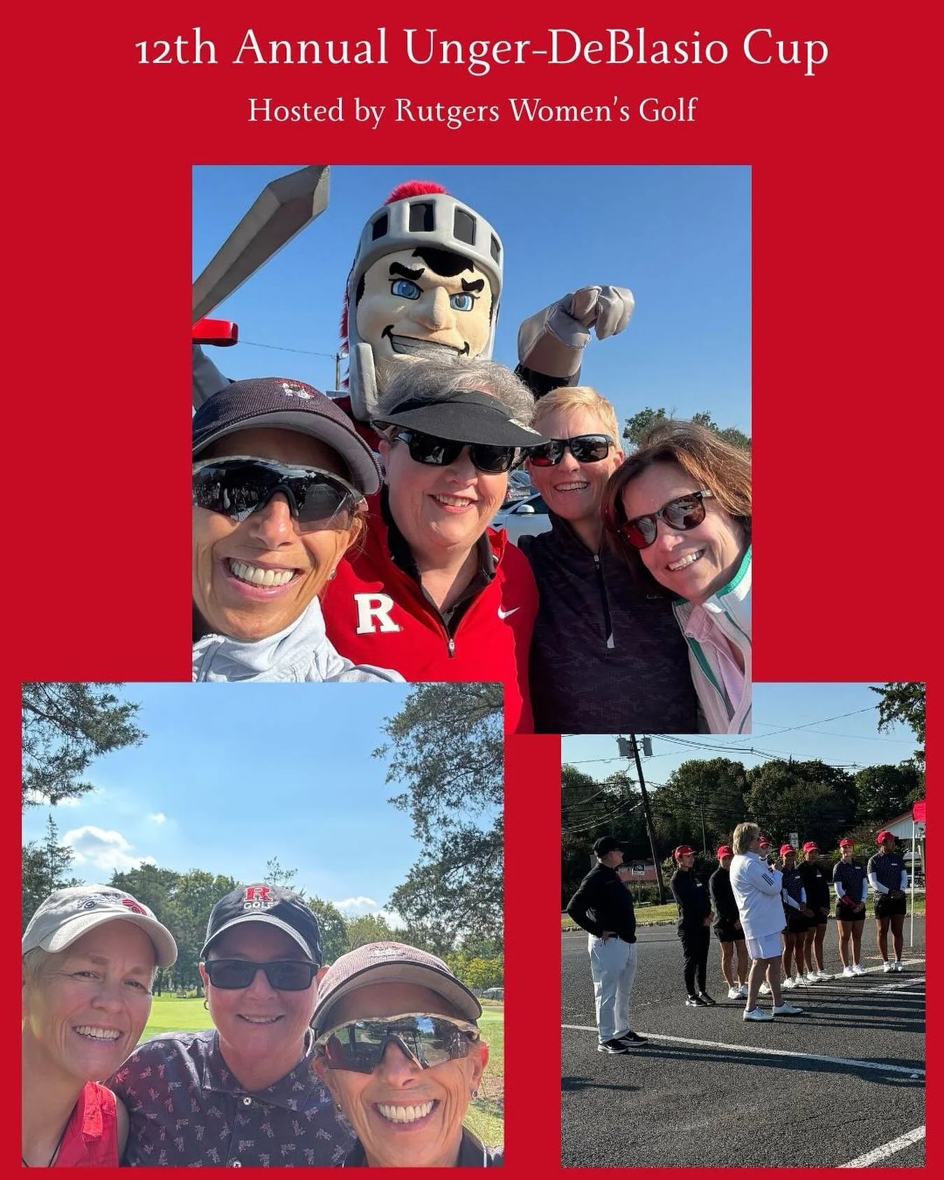 We had a fantastic time at the 12th Annual Unger-DeBlasio Cup golf outing hosted by @rutgerswgolf 

Deep gratitude to Coach Kari Williams, her staff, and the student-athletes for being gracious hosts for the event.  It was a spectacular day at the Ru