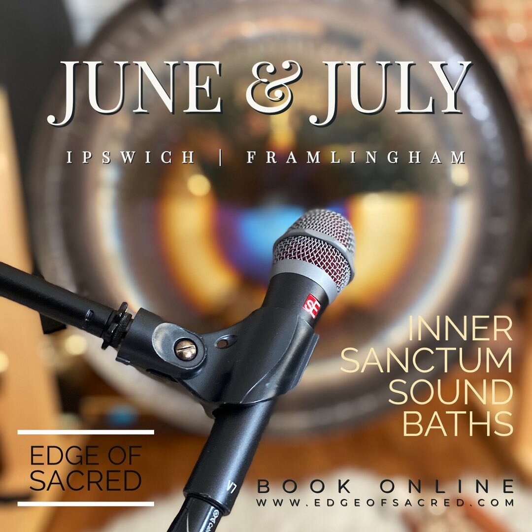 June &amp; July sound bath dates are now live so head over to my website to book. ✨🌙✨

60 &amp; 90 minute sound baths are available. Early booking recommended as these have been filling up quickly. No experience necessary. Mats provided. See you soo