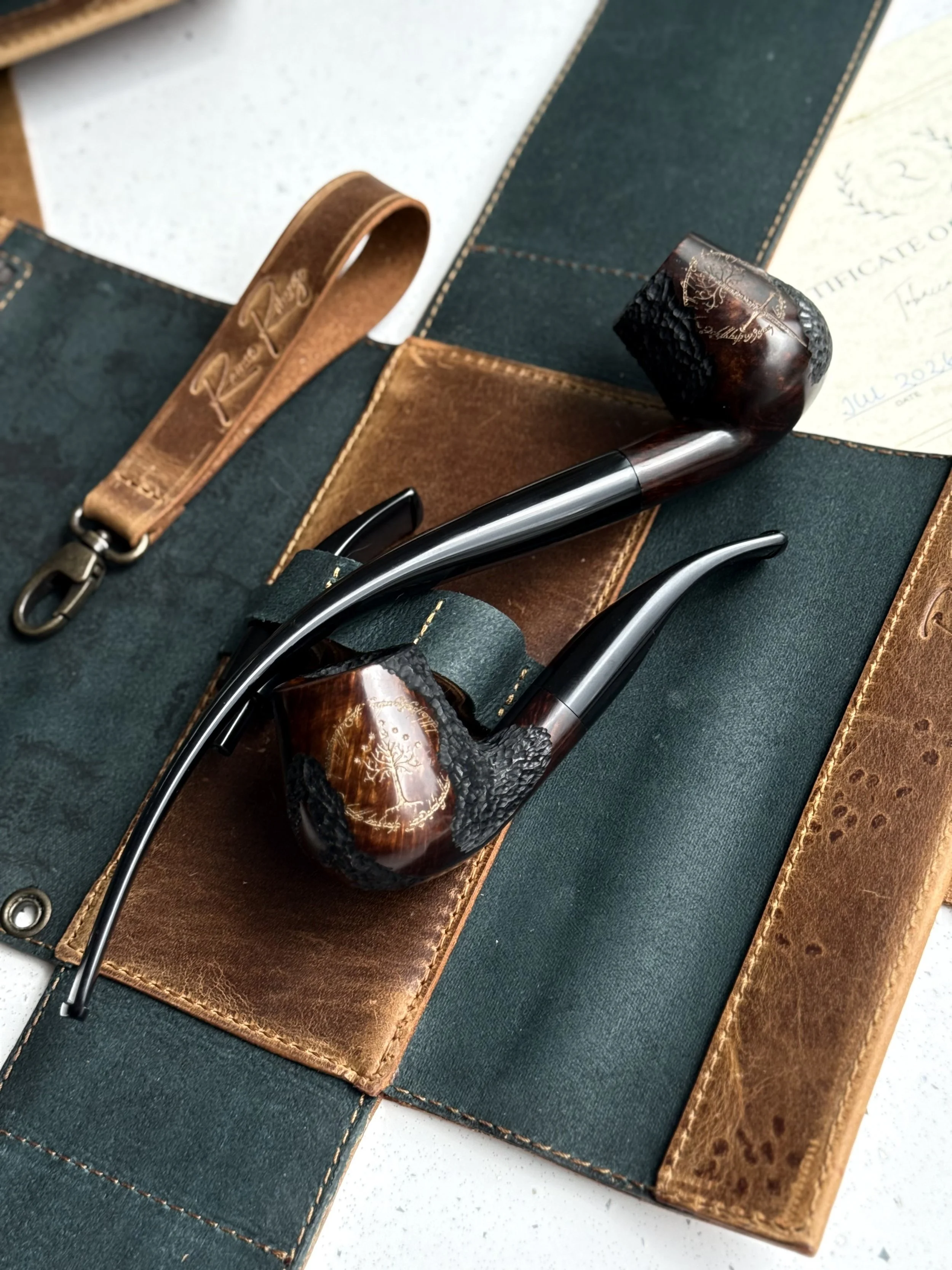 Custom handmade luxury tobacco pipes 