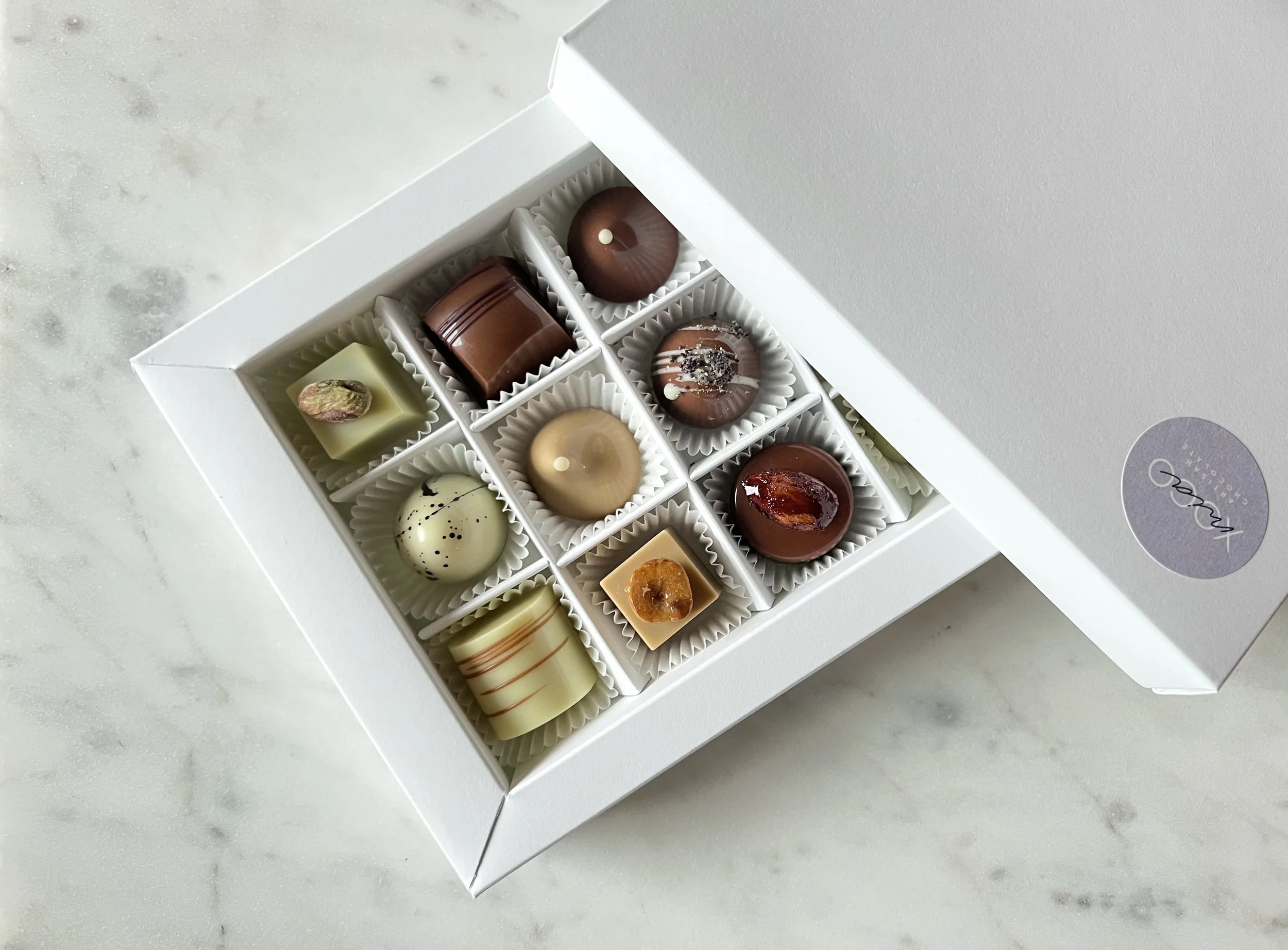 xocomia gemischte pralinen