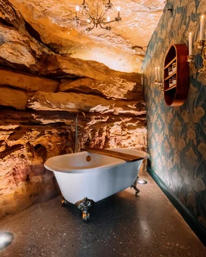 The Cave — Luxury Hocking Hills, Ohio Cabins & A-Frame Dunlap Hollow
