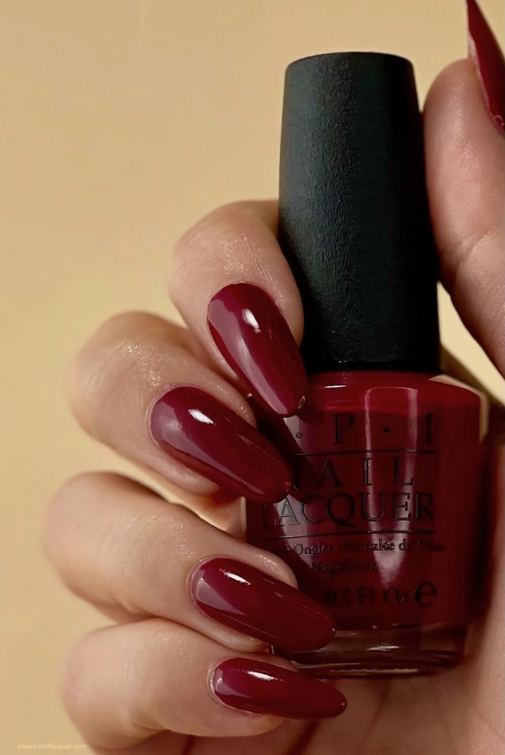 OPI Chick Flick Cherry swatch