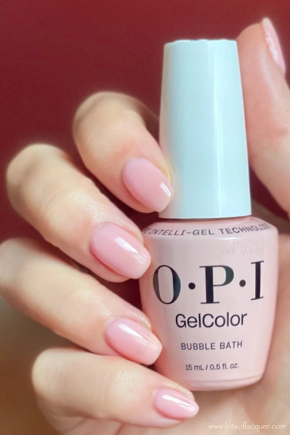 Gifted by Beyond Polish / OPI GelColor Bubble Bath swatch