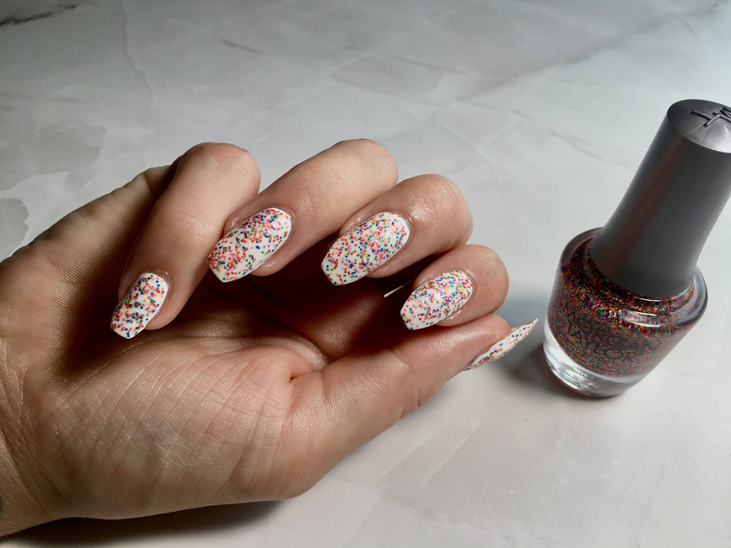 Polka Dots and Glow in the Dark Nail Polish Review