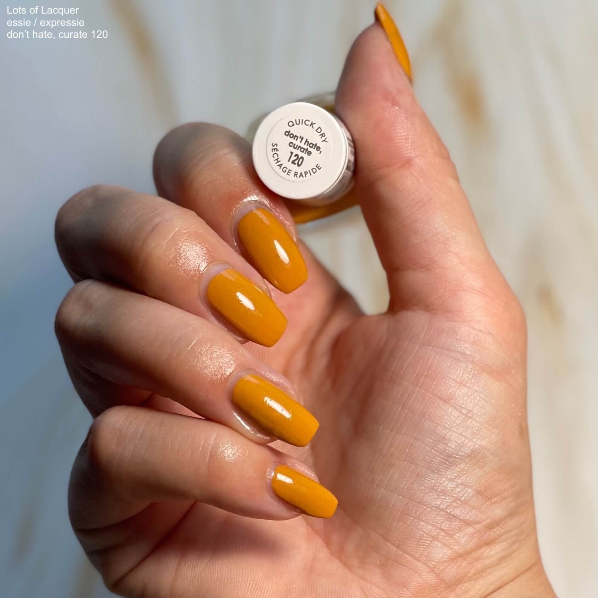 essie expressie don't hate, curate Swatches — Lots of Lacquer