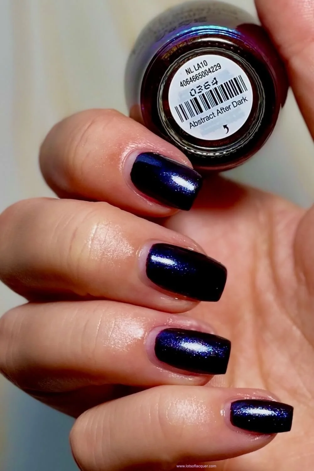 OPI Abstract After Dark swatch