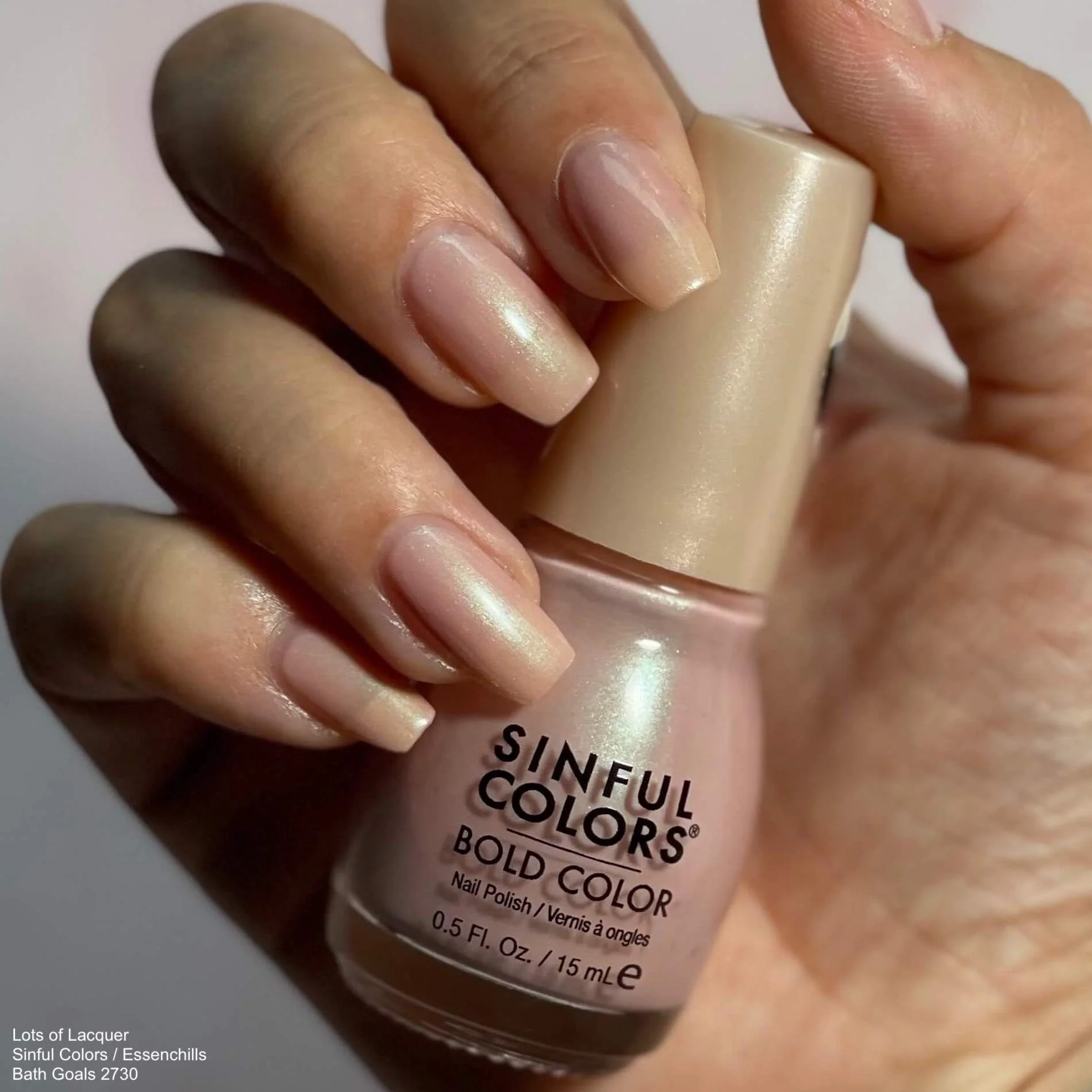 OPI Bubble Bath VS Sinful Colors Bath Goals — Lots of Lacquer