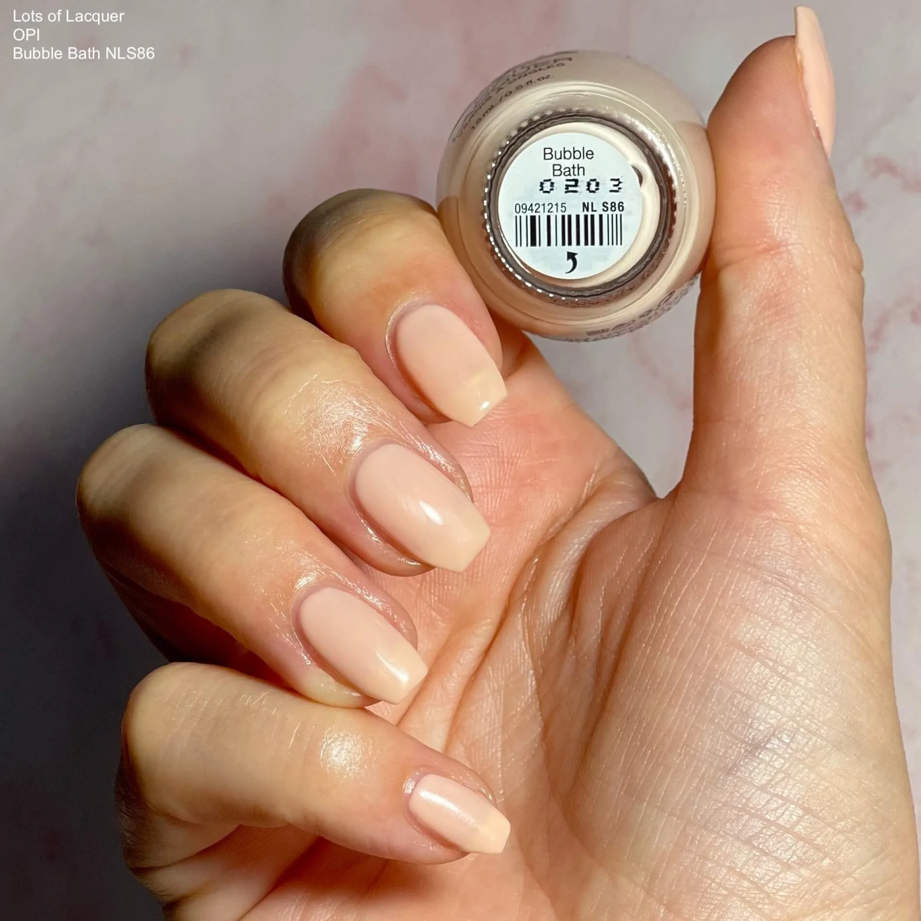 OPI Bubble Bath VS It's a Girl! — Lots of Lacquer