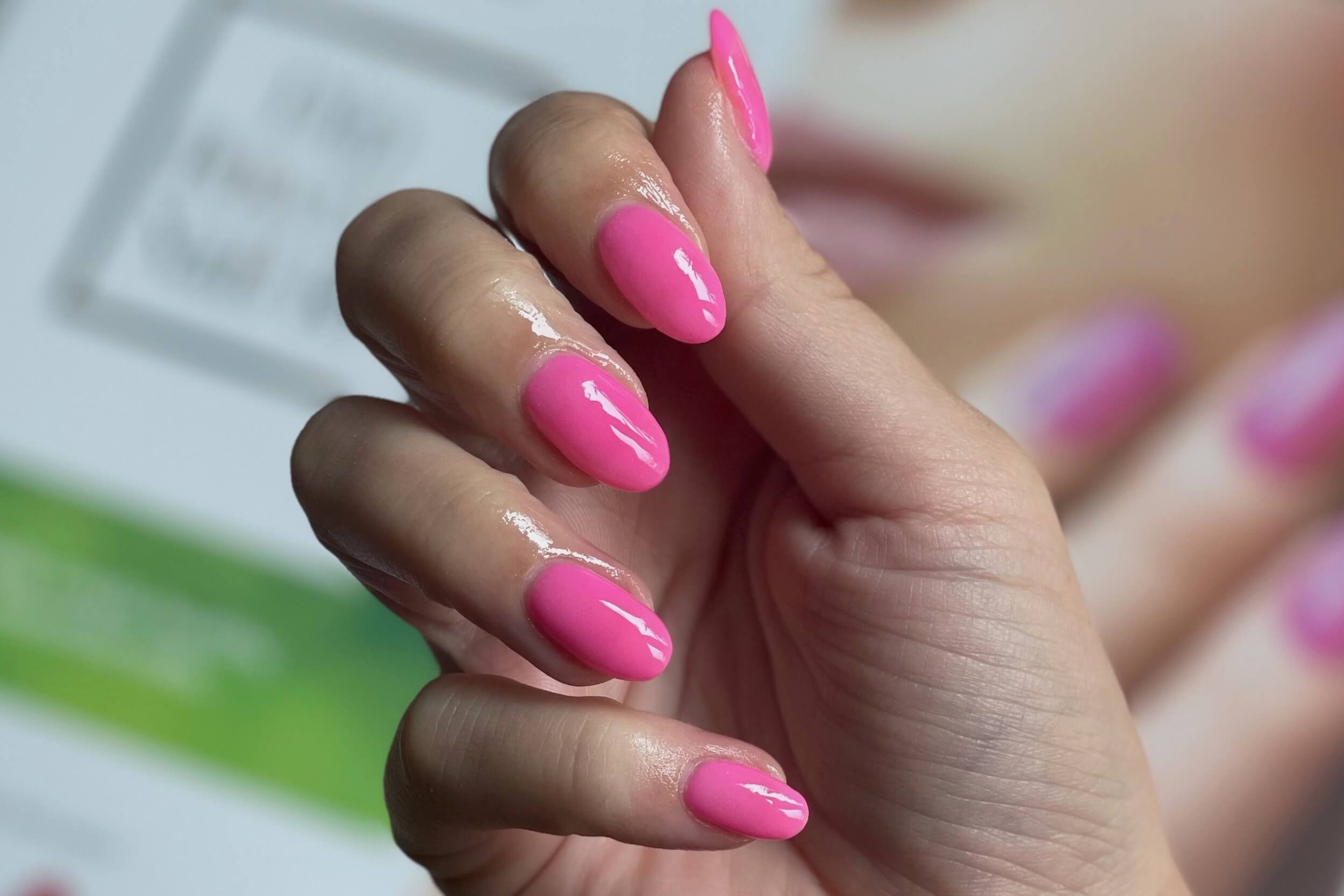 SNS Pink And White Dip on Natural Nail Tutorial - YouTube