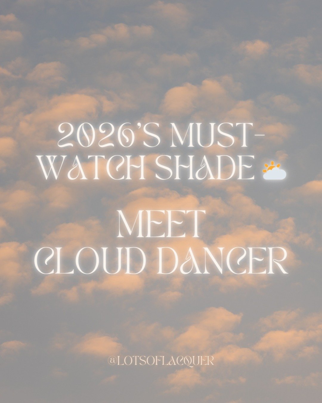 Cloud-Core Nails 🤍✨ Welcome to the Cloud Dancer era, @pantone's 2026 Color of the Year. 

It's where milky whites become the new power color. ⚪️

This year&rsquo;s inspo mix: @opi Funny Bunny&rsquo;s cool translucence, the @essie marshmallow and tuc