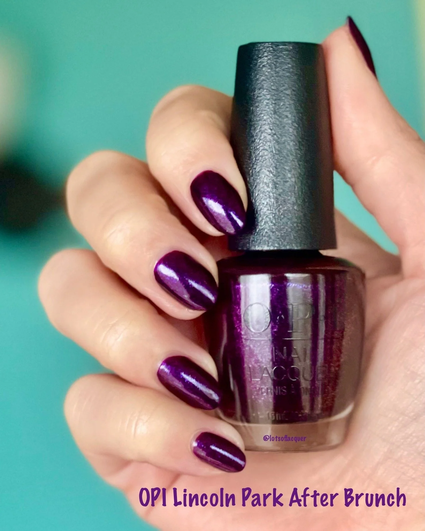 Gifted by @beyondpolish | @opi Lincoln Park After Dark 💜✨ is a blackberry purple shimmer remix of the iconic #OPILincolnParkAFterDark! 

From The New OPIcons Collection, you can find all swatches from the release on the blog and pick up this shade a