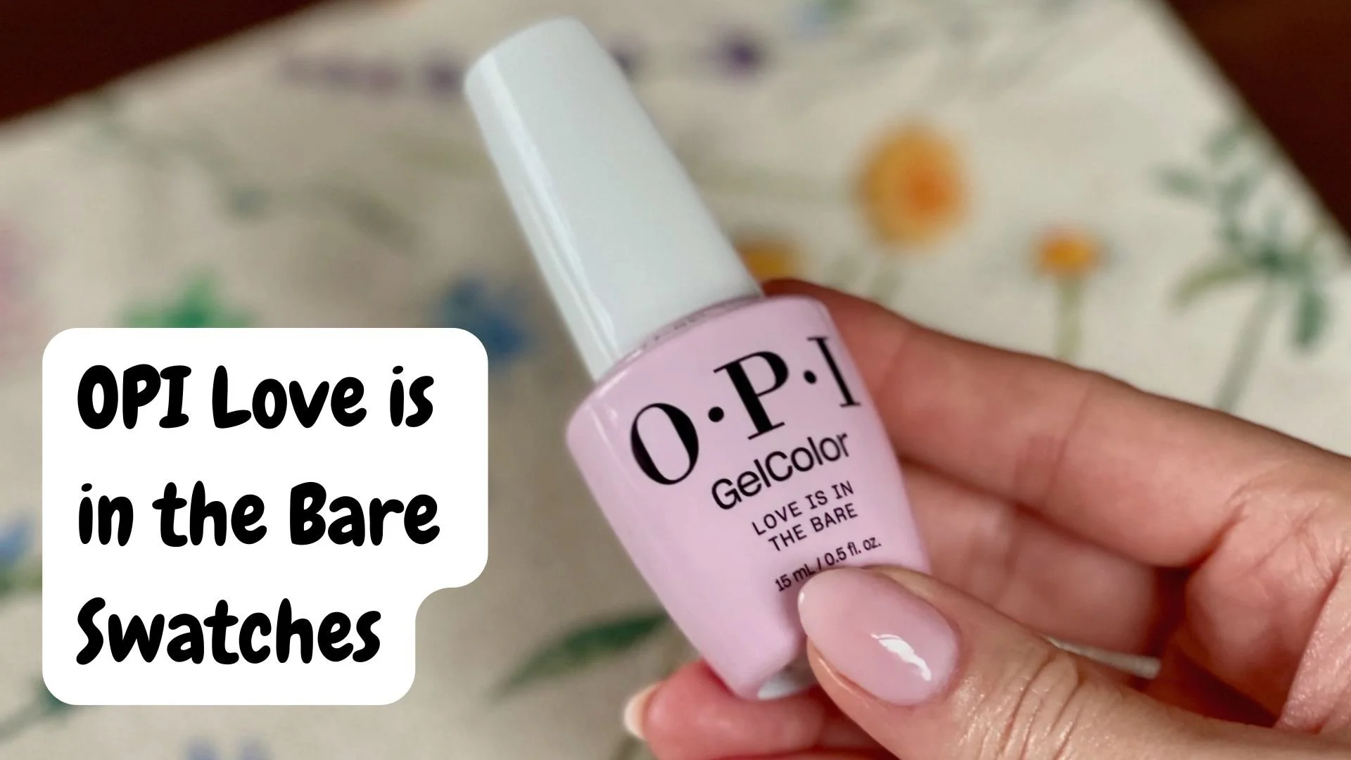 OPI Love is in the Bare: The Sheer Pink Worth the Wait