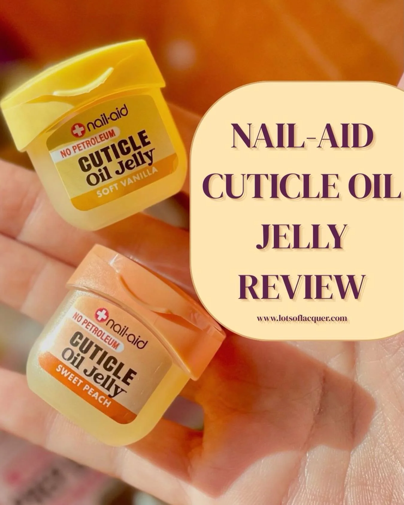 ✨Gifted by @nail.aid ☀️💕 these cute little cuticle oil jellies were too good, I had to post them on the blog! They are petroleum and beeswax free, plus travel friendly. 

Link 🔗 in my bio to read the new post and find out more about these new cutic
