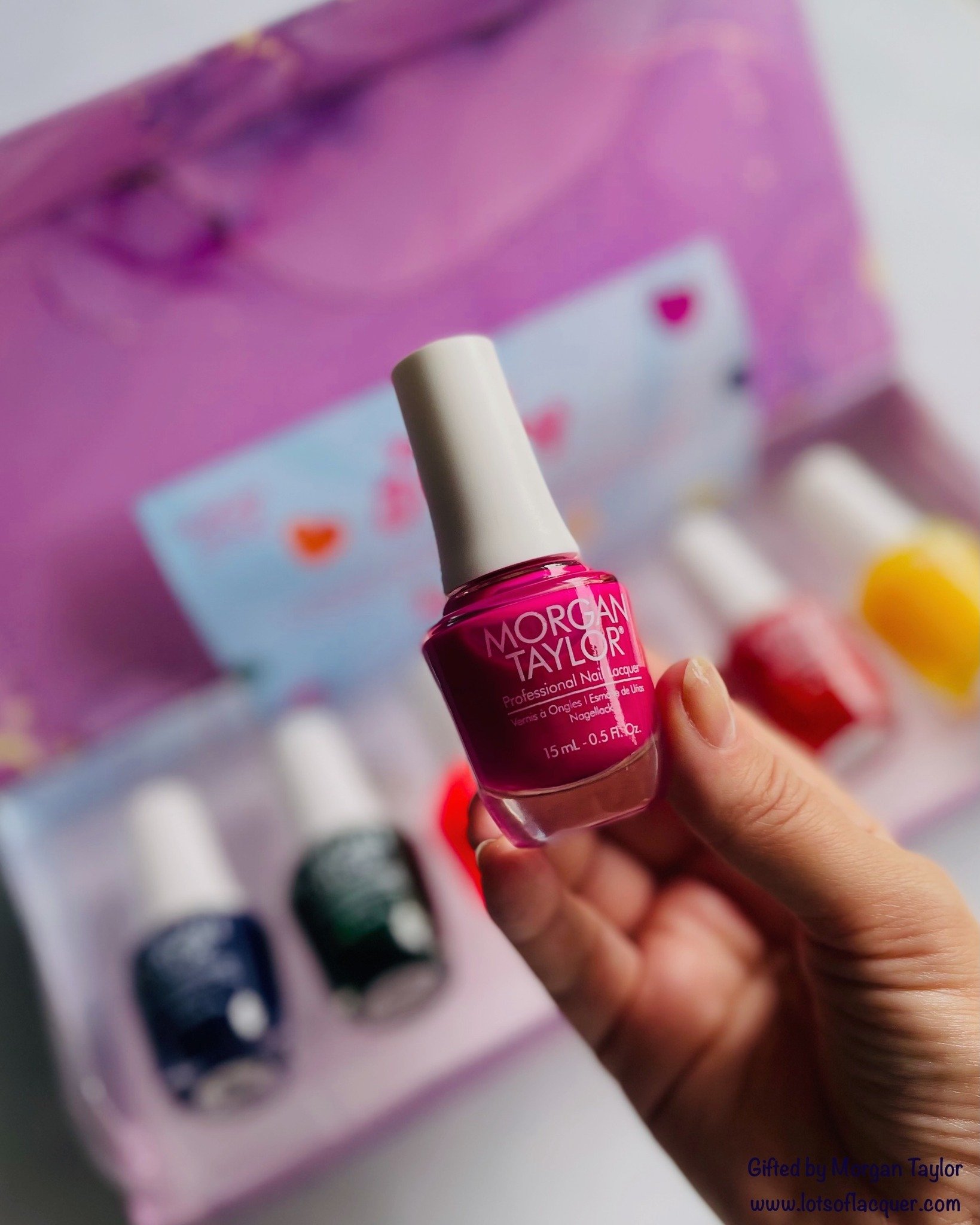 Gifted by @mtmorgantaylor 🫐🍓✨ Thank you so much to #MTMorganTaylor for gifting us the Summer 2026 The Keep It Juicy Collection! This 6 piece collection is pure jelly nail colors - you can wear them as jellies or layer them over a white base coat fo