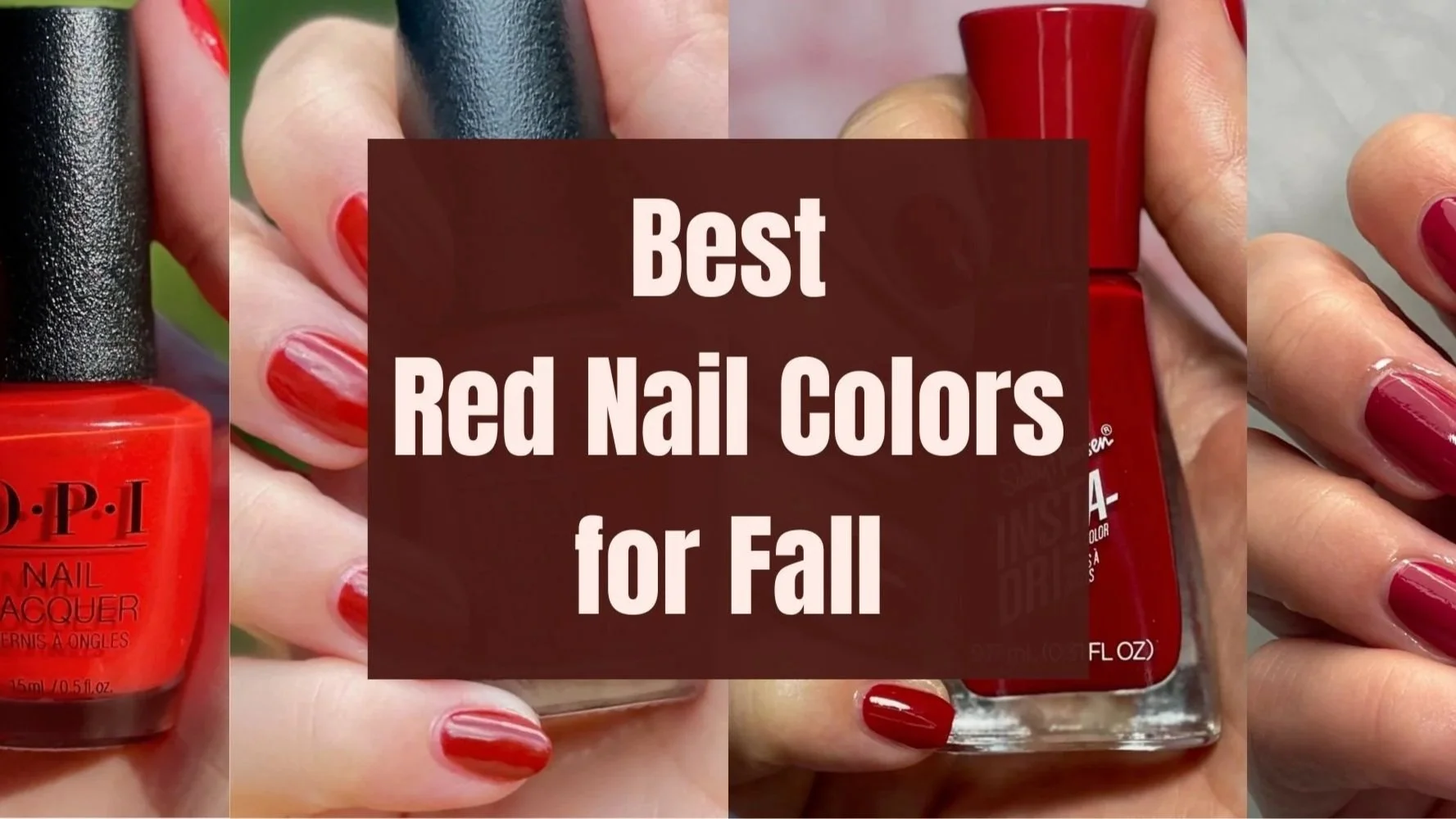 Best Red Nail Colors for Fall 2026