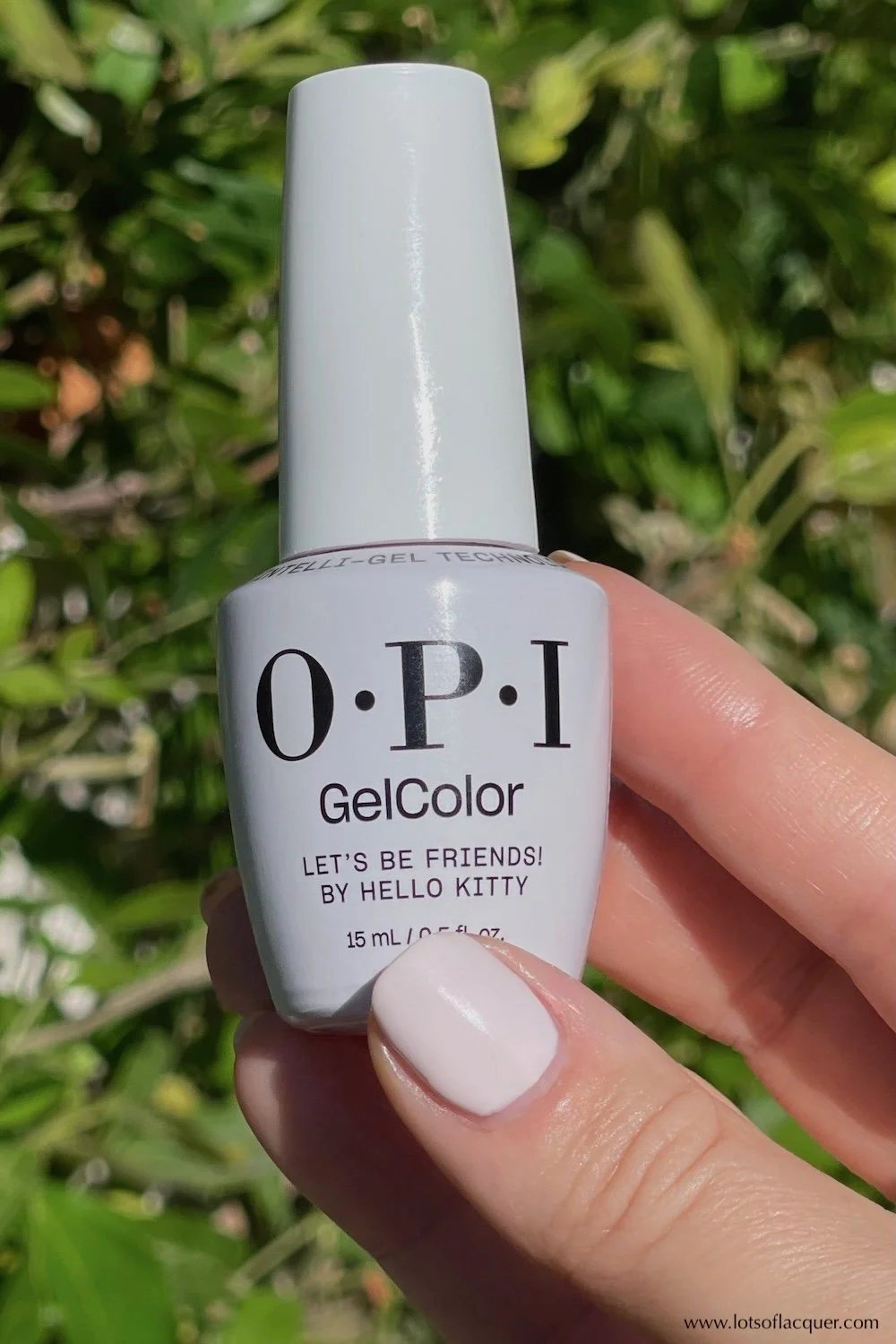OPI Gel Polish Let’s Be Friends! By Hello Kitty swatch